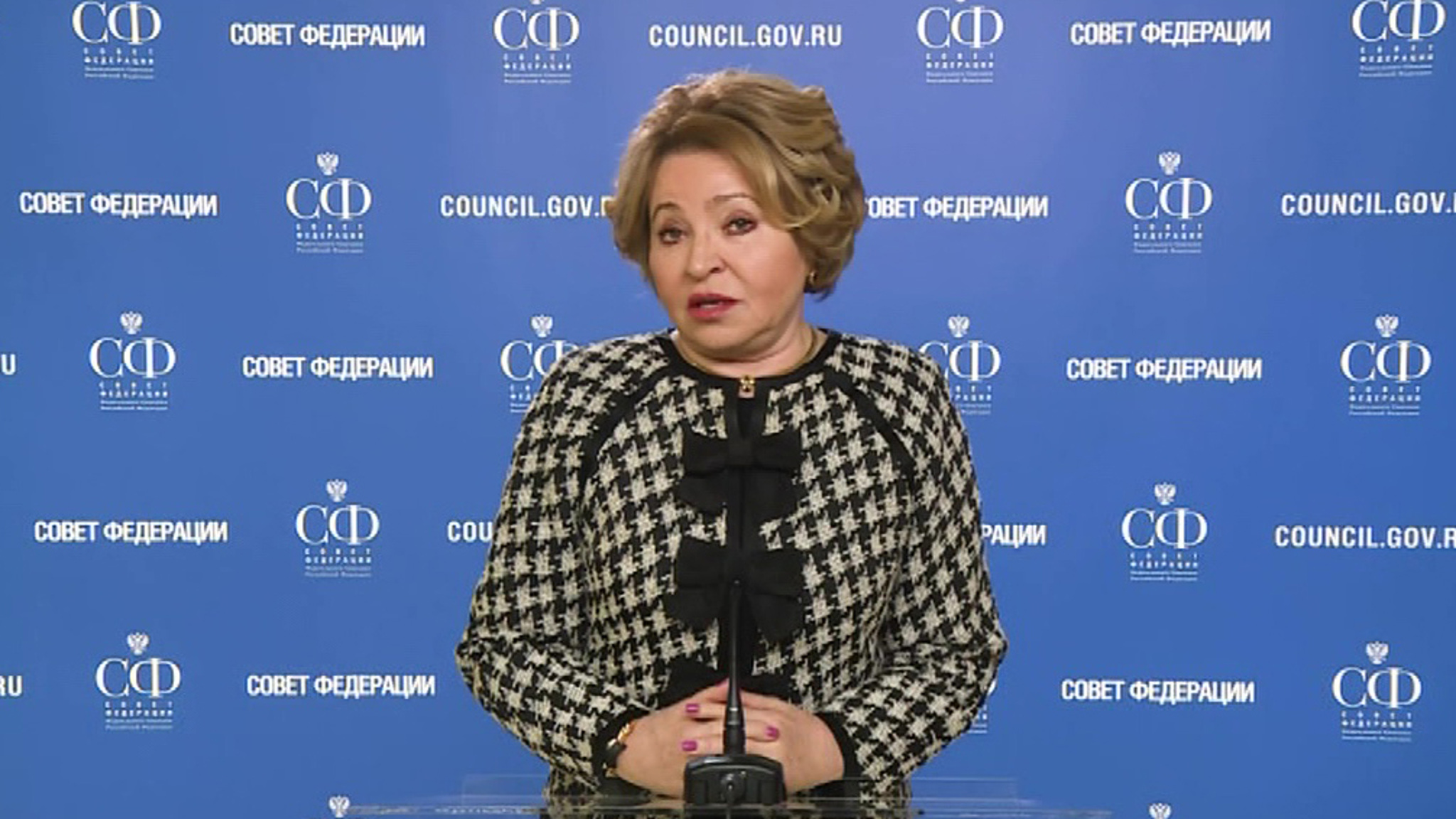 Матвиенко назвала сроки отмены большей части ограничений из-за COVID-19