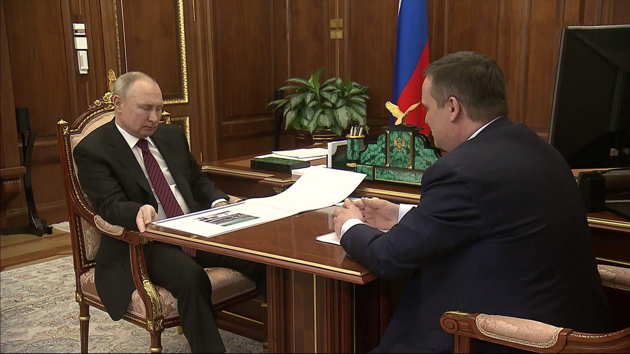 Владимир Путин провёл встречу с Андреем Никитиным