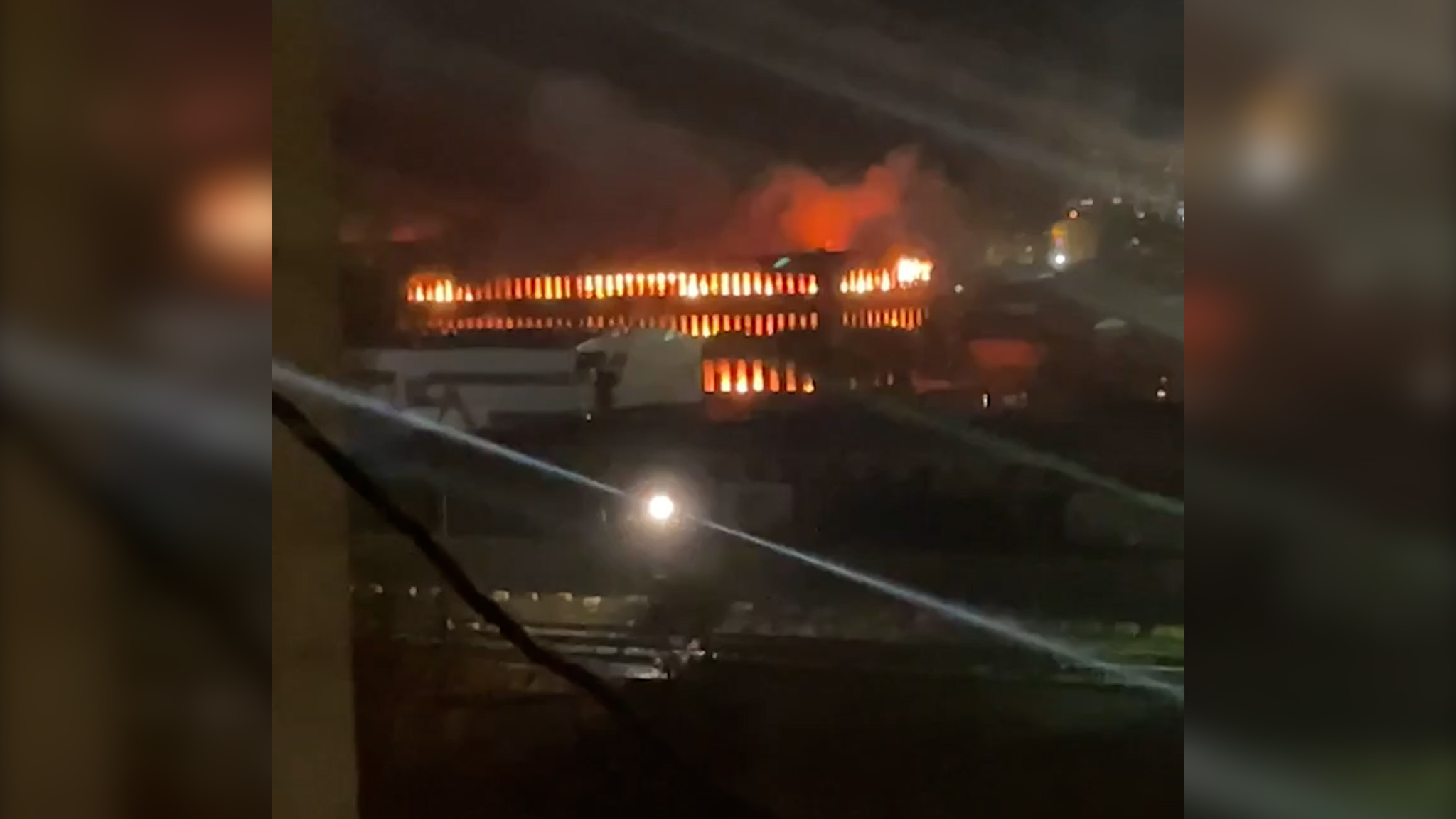 Пожар в Люберцах потушили спустя почти сутки