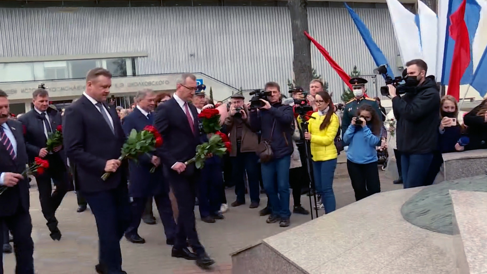 Торжественный митинг ко Дню космонавтики прошел в Калуге