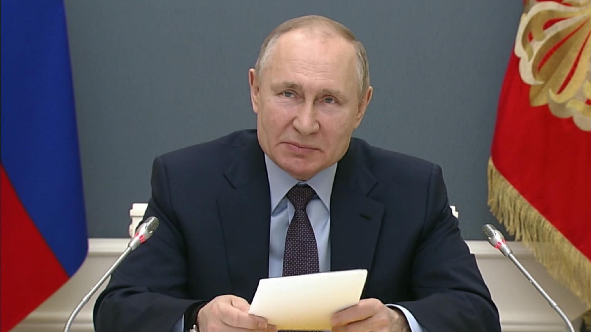 Владимир Путин принял участие в заседании Русского географического общества