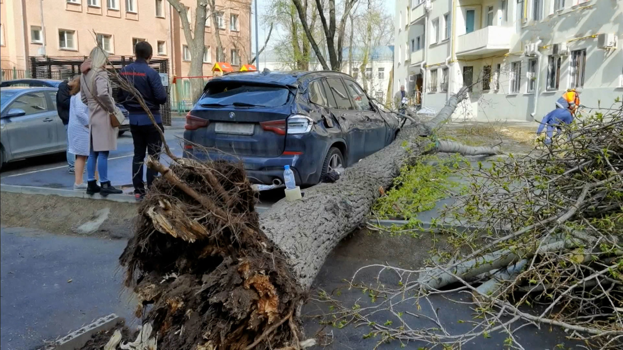 Жёлтый уровень погодной опасности объявлен в Москве