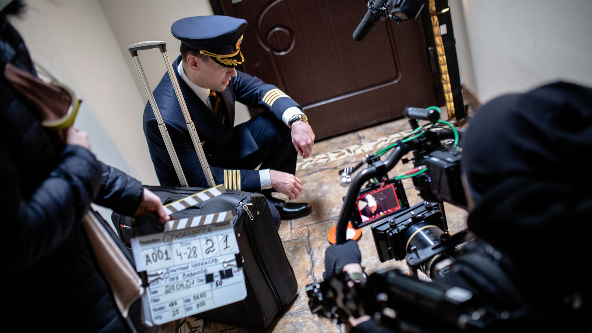 В Москве начались съемки сериала "Стюардесса"