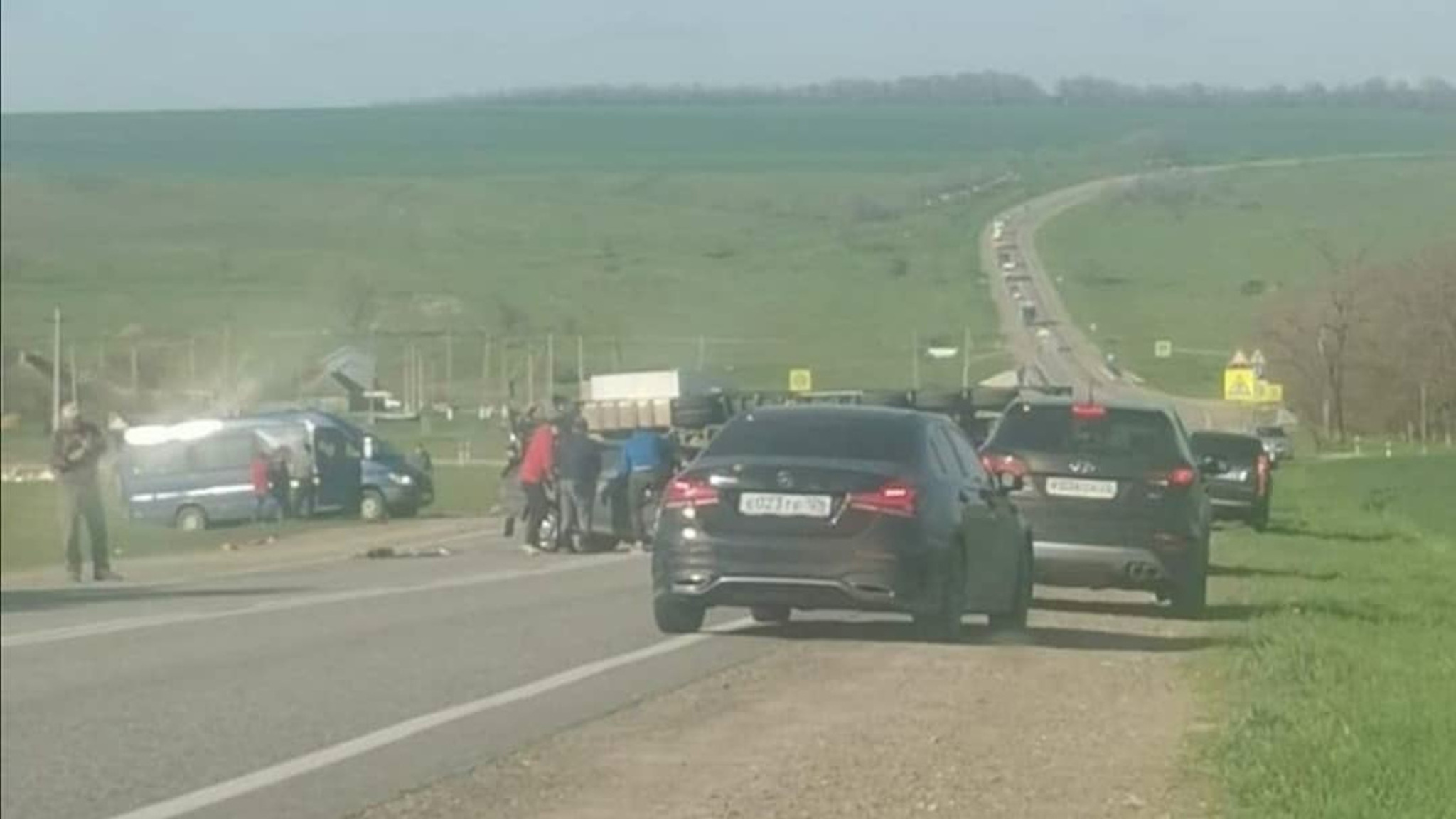 Детская баскетбольная команда попала в тяжелую аварию под Ставрополем
