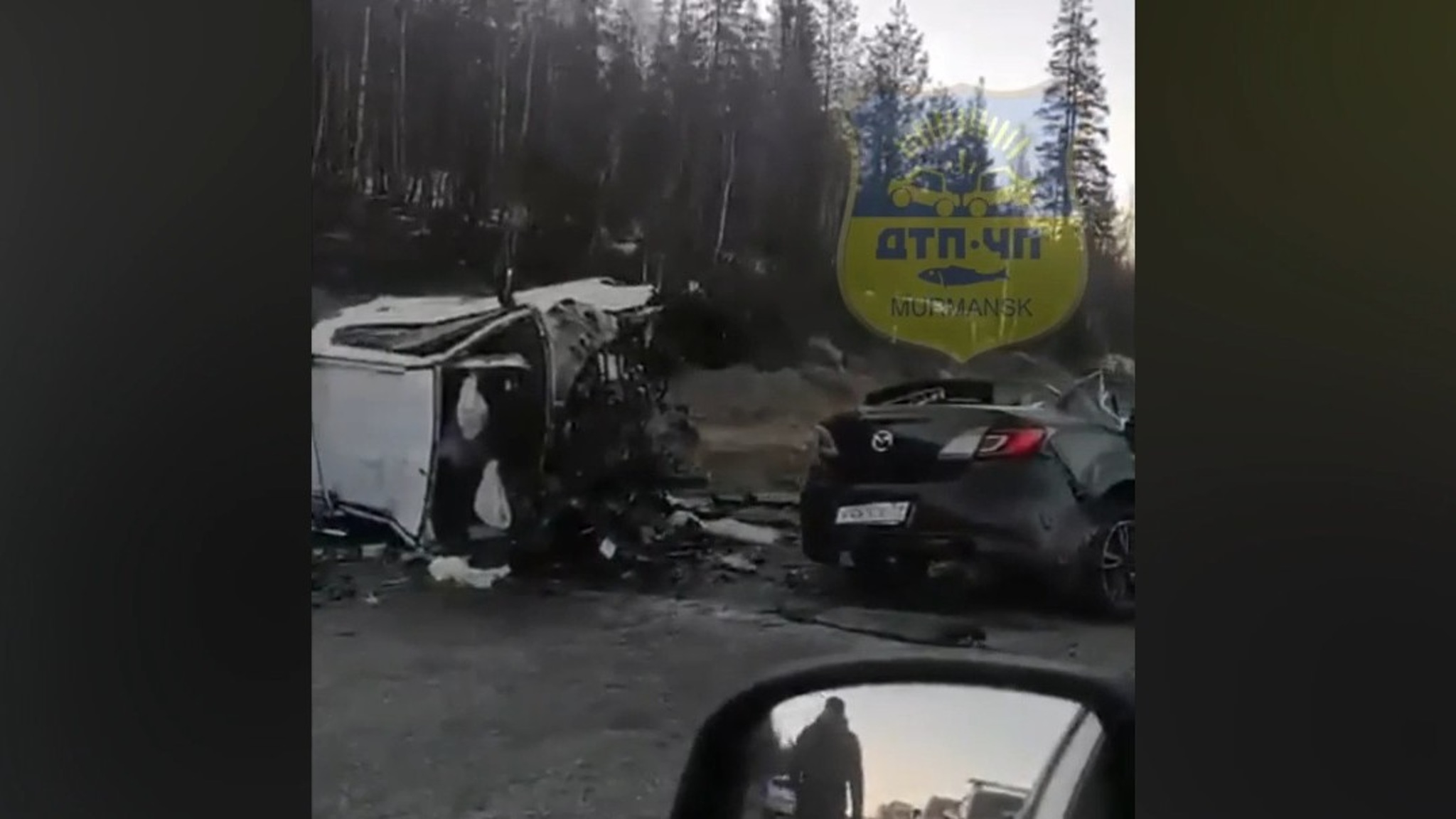 Три человека погибли в аварии на трассе под Мурманском