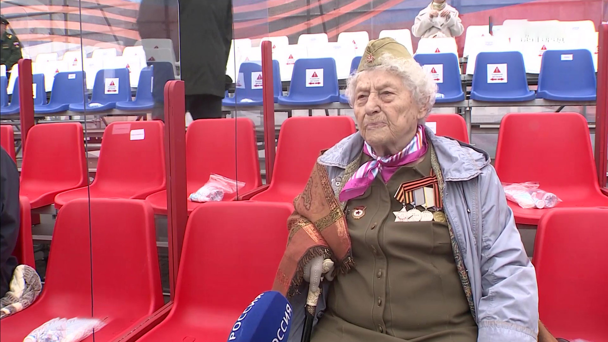 "Железная бабушка" Мария Колтакова поздравила всех с Днем Победы