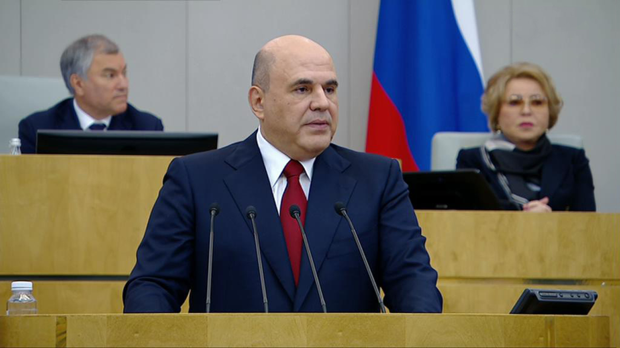 Мишустин выступил с ежегодным отчетом перед депутатами Думы