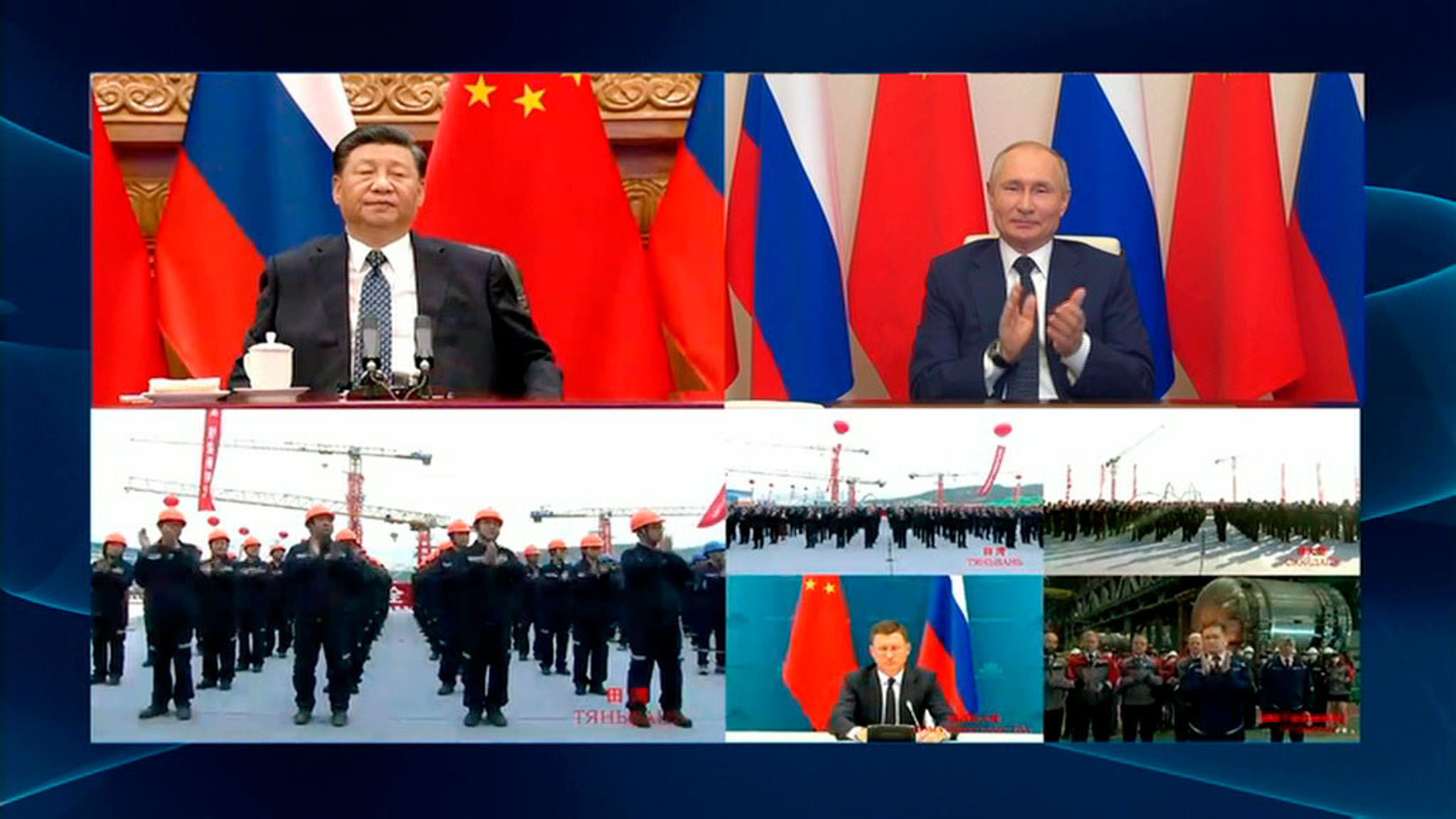 Путин и Си дали старт строительству новых атомных блоков в Китае