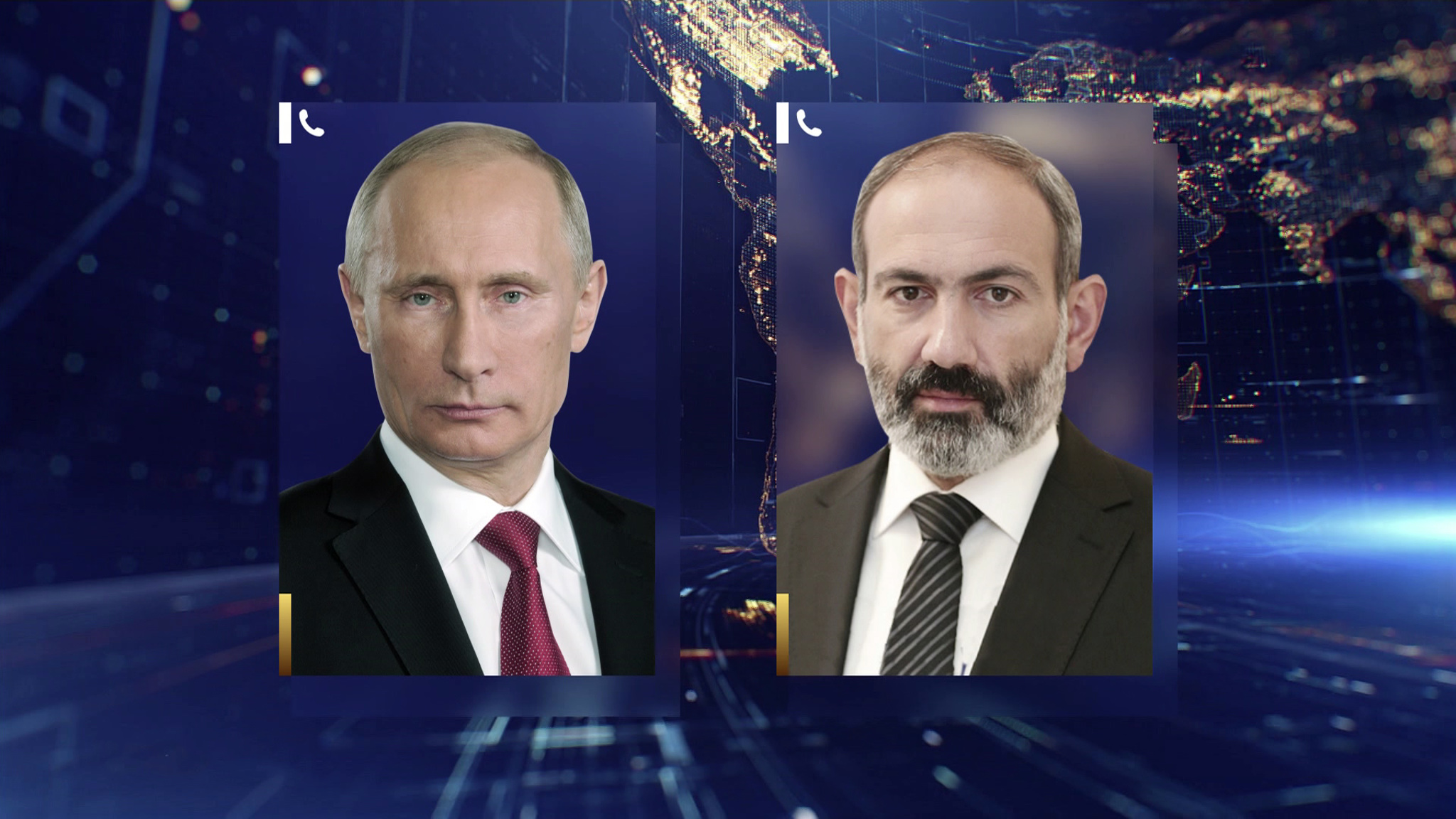 Путин и Пашинян обсудили ситуацию на армяно-азербайджанской границе