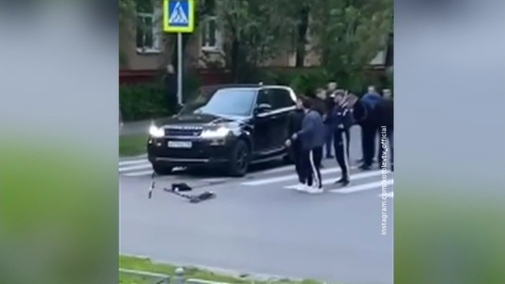В Подмосковье водитель обстрелял пешеходов на зебре