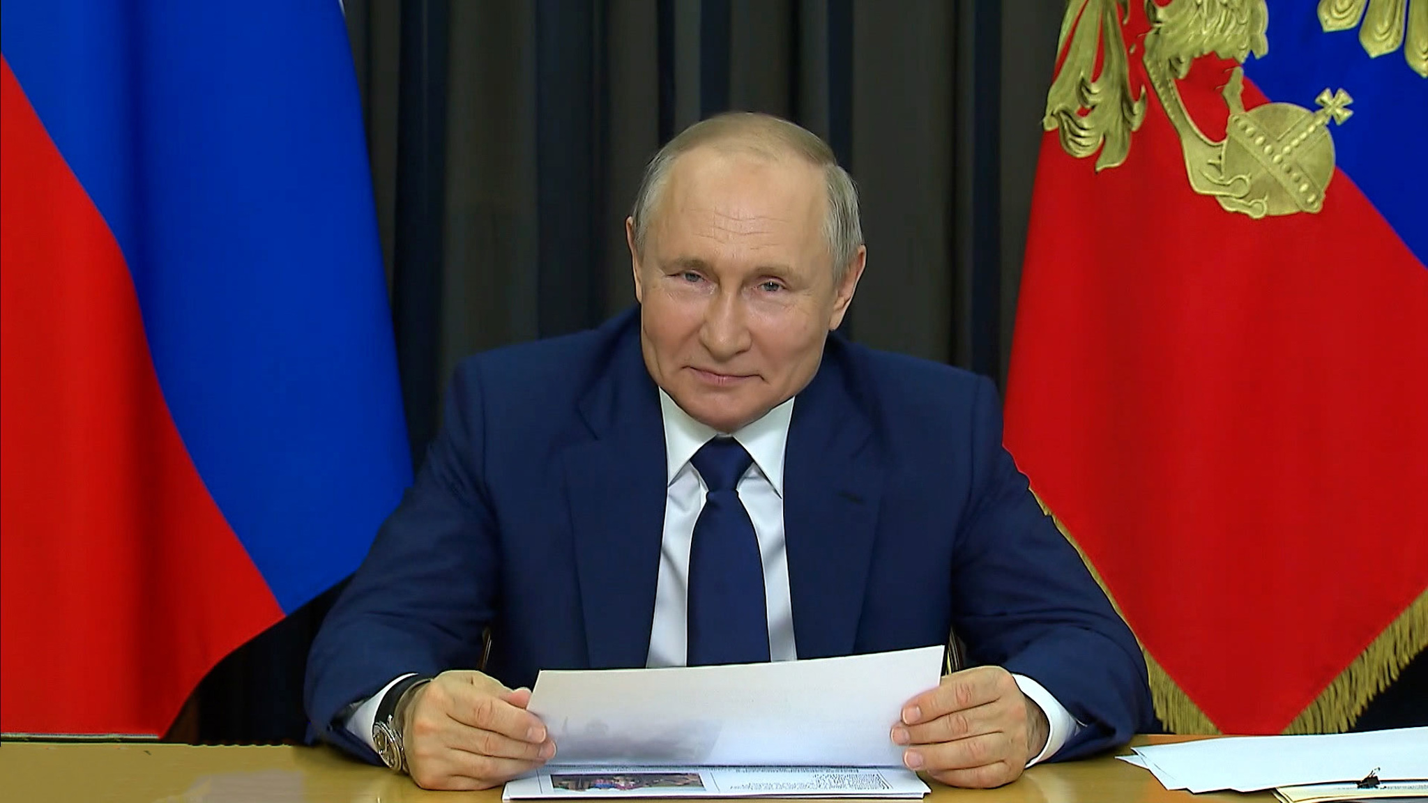 Путин проведет по видеосвязи очередное совещание с правительством