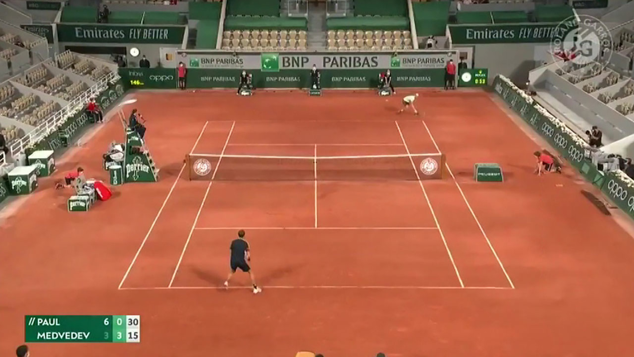 Медведев обыграл Пола и вышел в третий круг Roland Garros