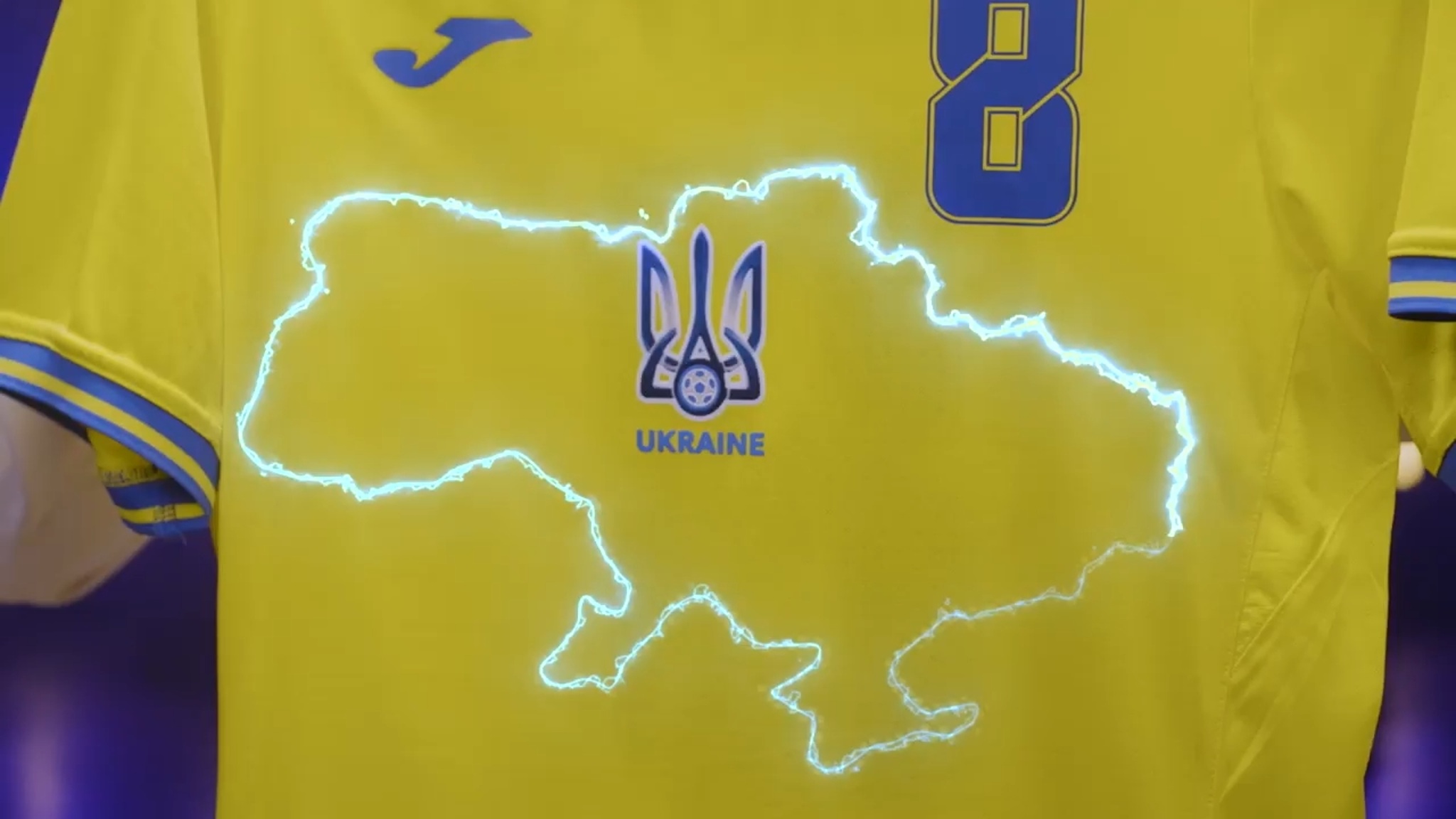 Презентация формы украинской сборной