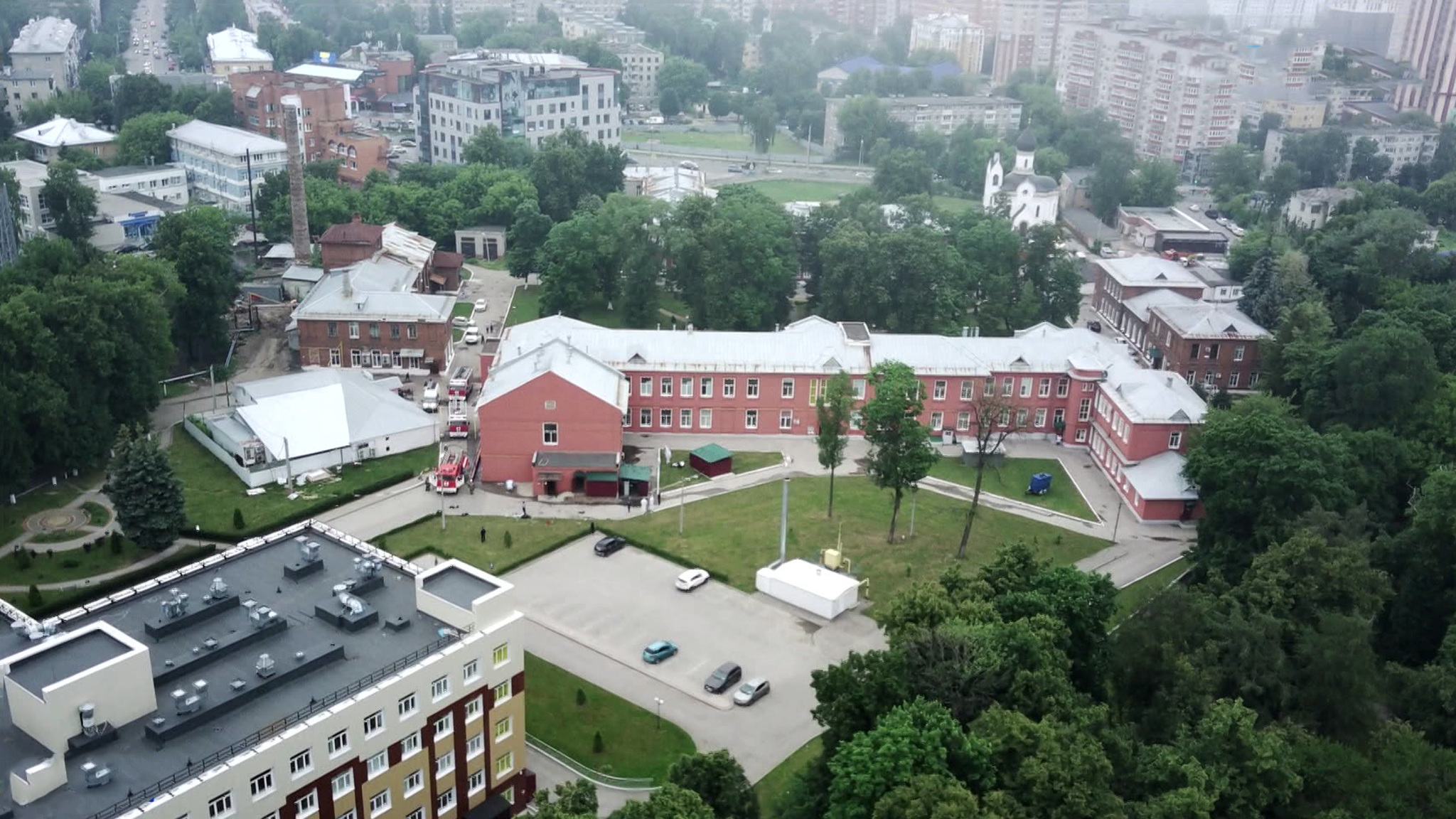 Медсестру, пострадавшую при пожаре в Рязани, эвакуировали в Москву