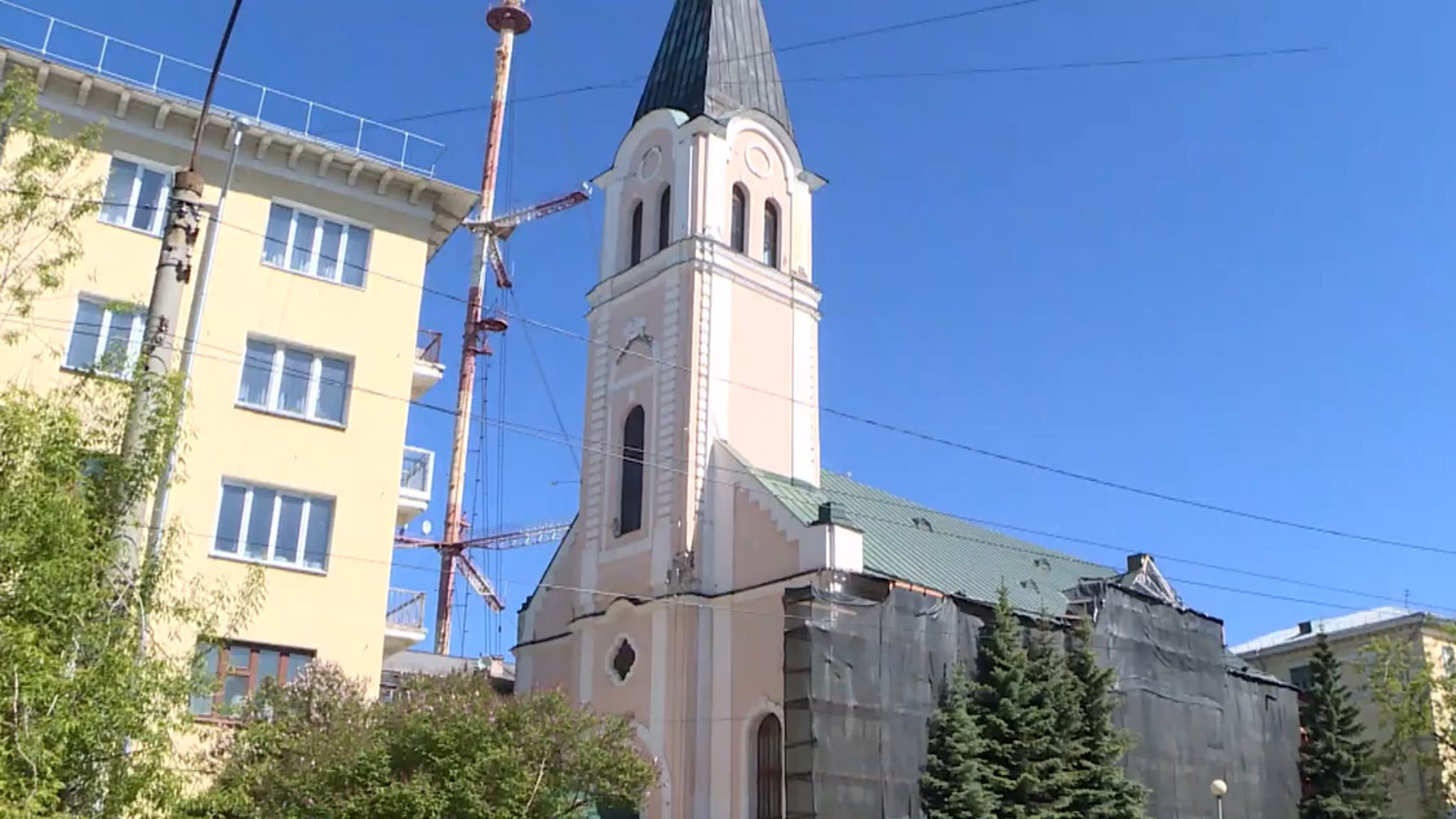 В Архангельске началась масштабная реставрация старинной кирхи
