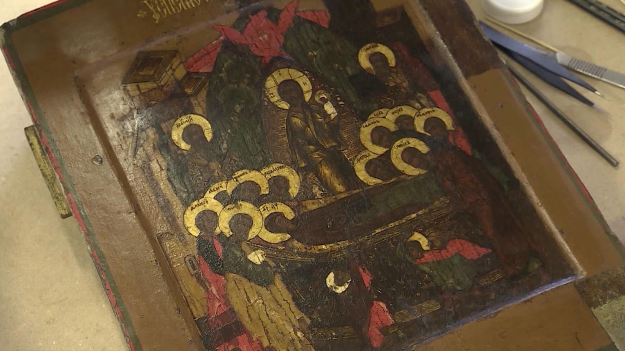 Икона Успения Богородицы оказалась памятником псковской иконописной школы XVII столетия