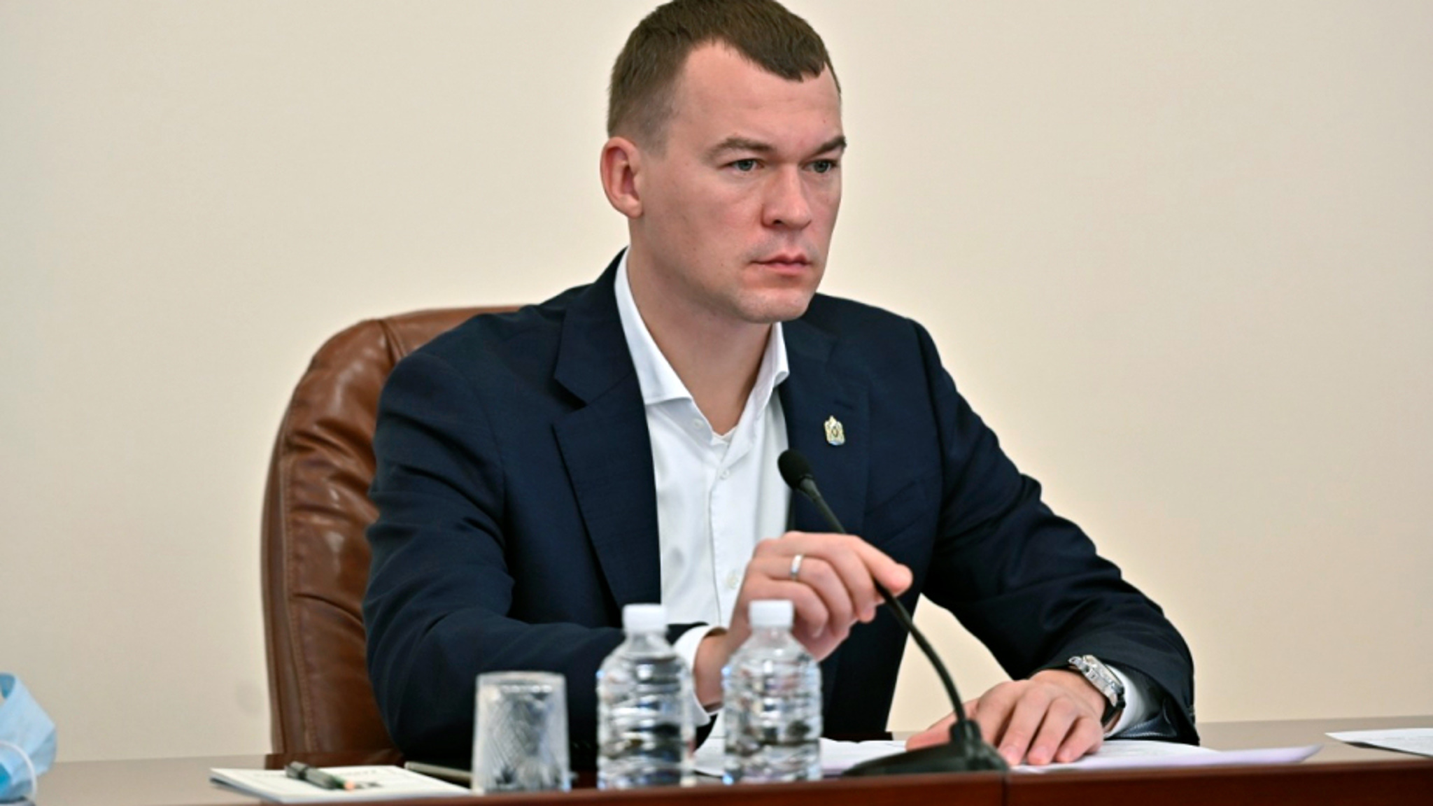 Путин положительно оценил год работы Дегтярева на посту врио главы Хабаровского края