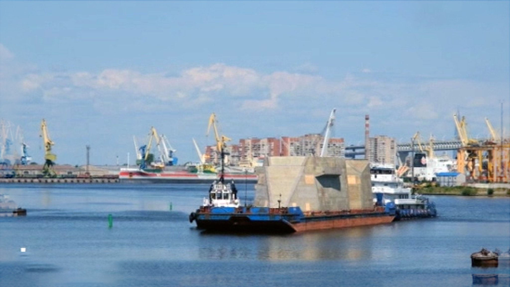 Надстройку для корвета "Меркурий" доставили на "Северную верфь"