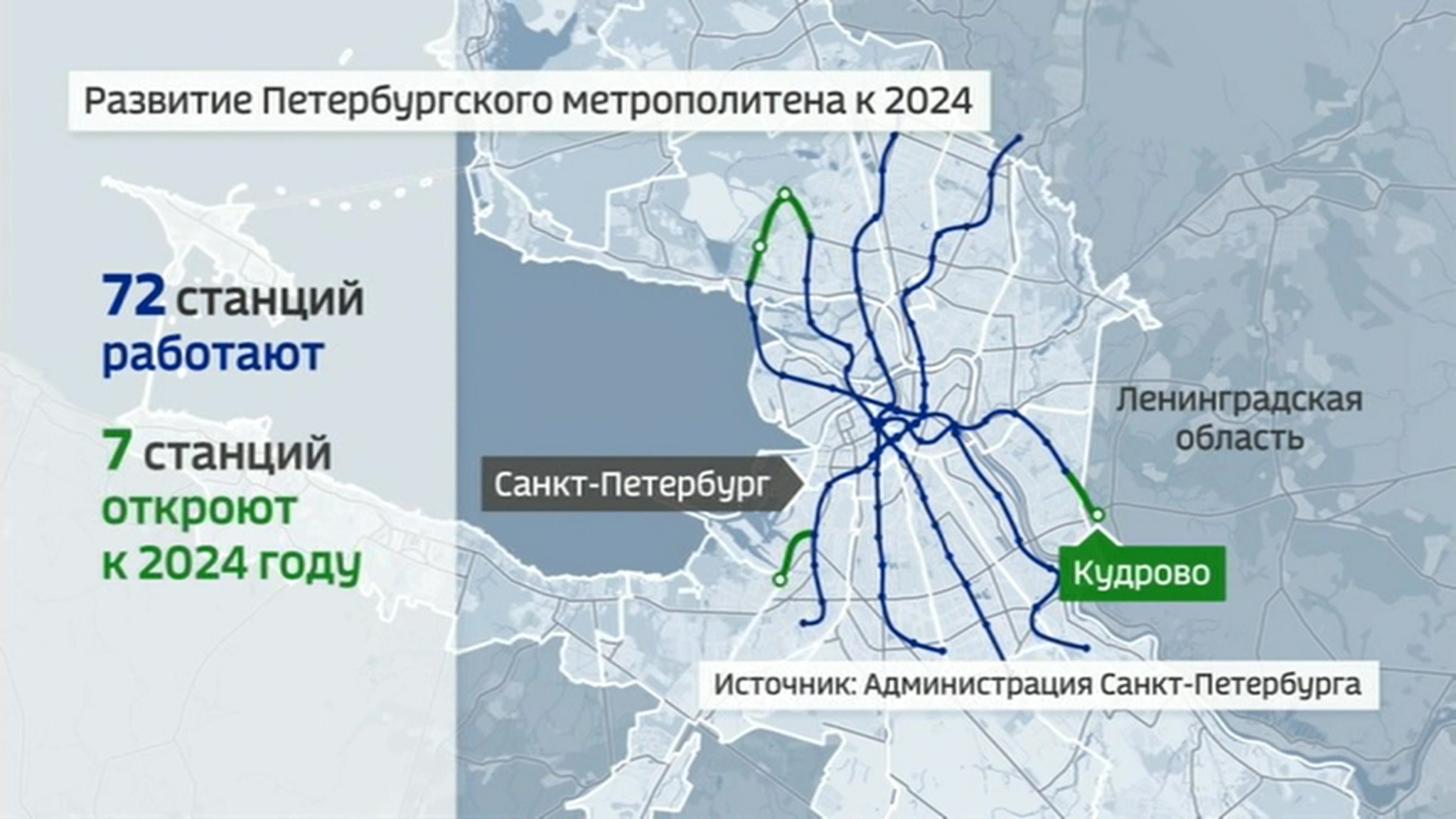 Метро и скоростной поезд: как изменится транспортная инфраструктура Петербурга