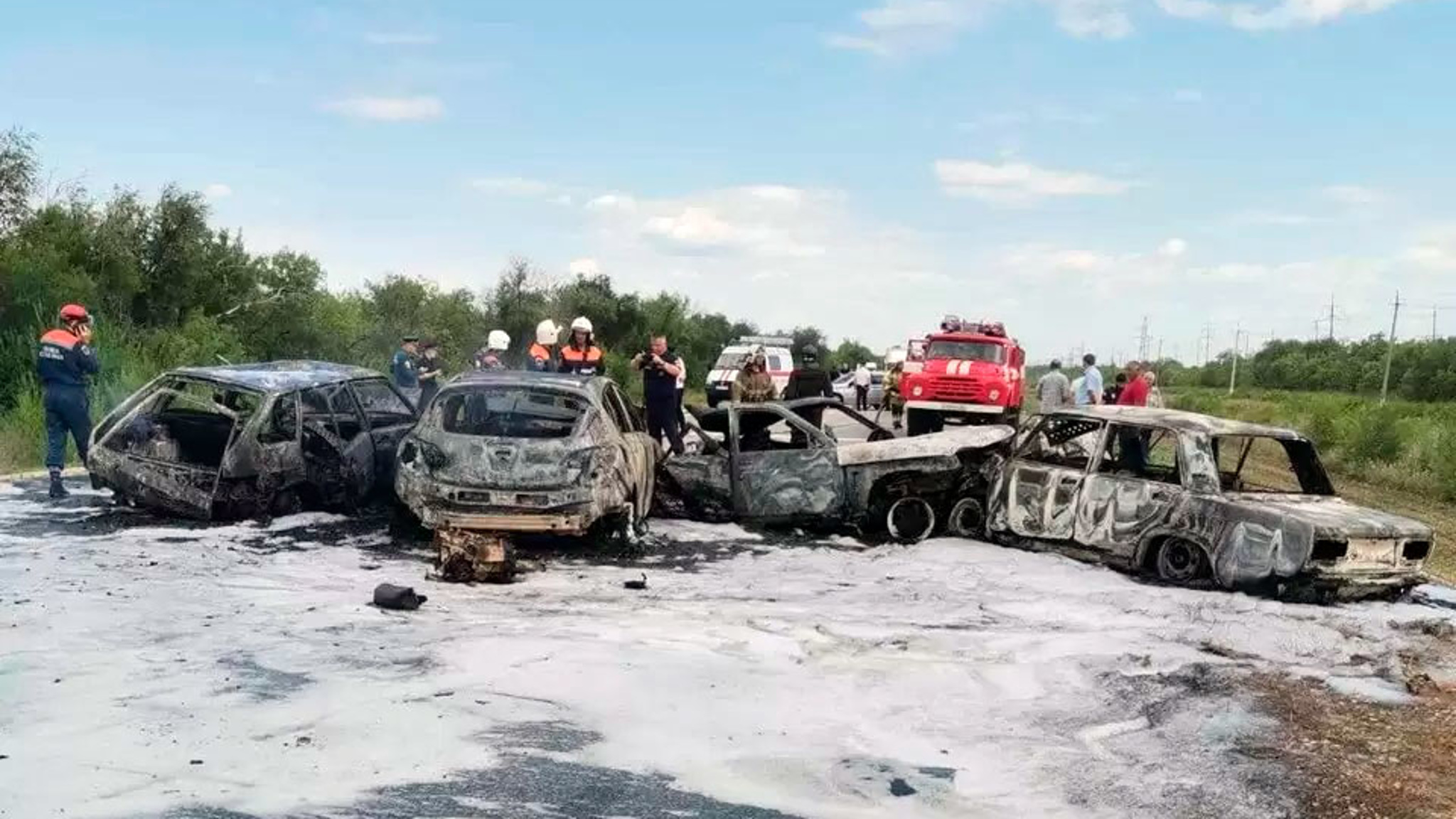 ДТП под Саратовом: один человек погиб, пятеро в больнице