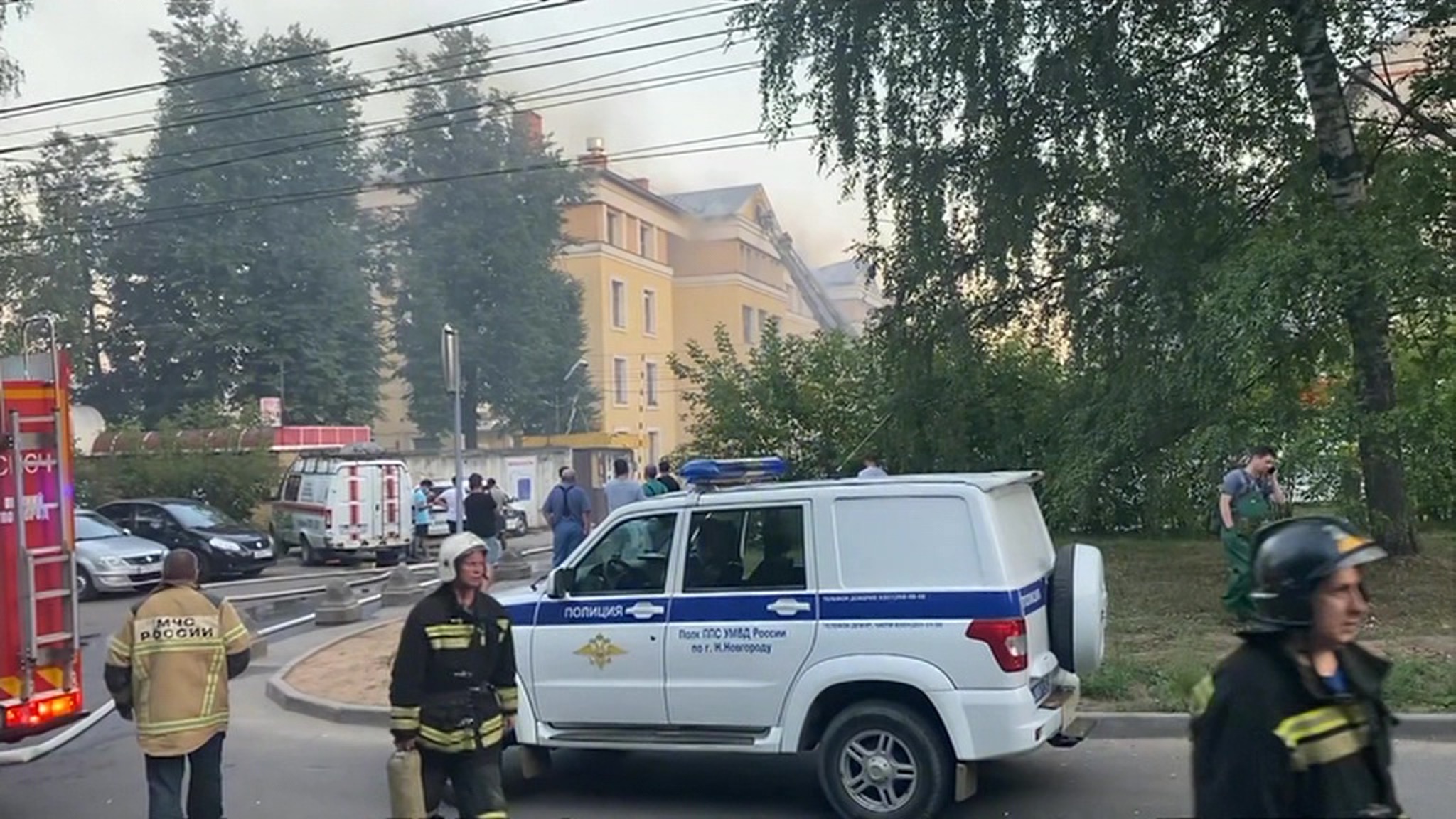Семь человек пострадали в результате пожара в общежитии в Нижнем Новгороде