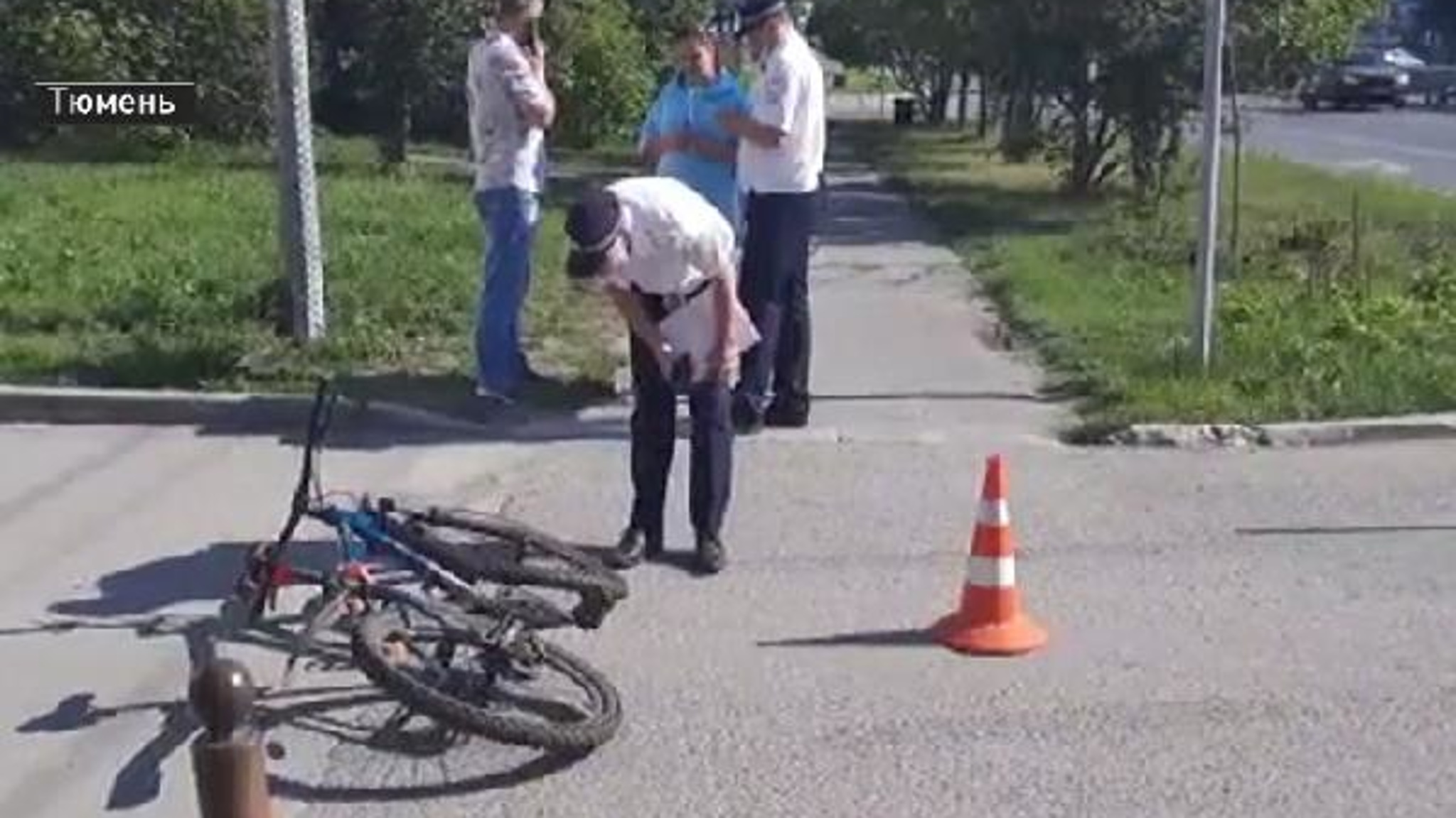 В Тюмени задержали сбившего велосипедиста водителя