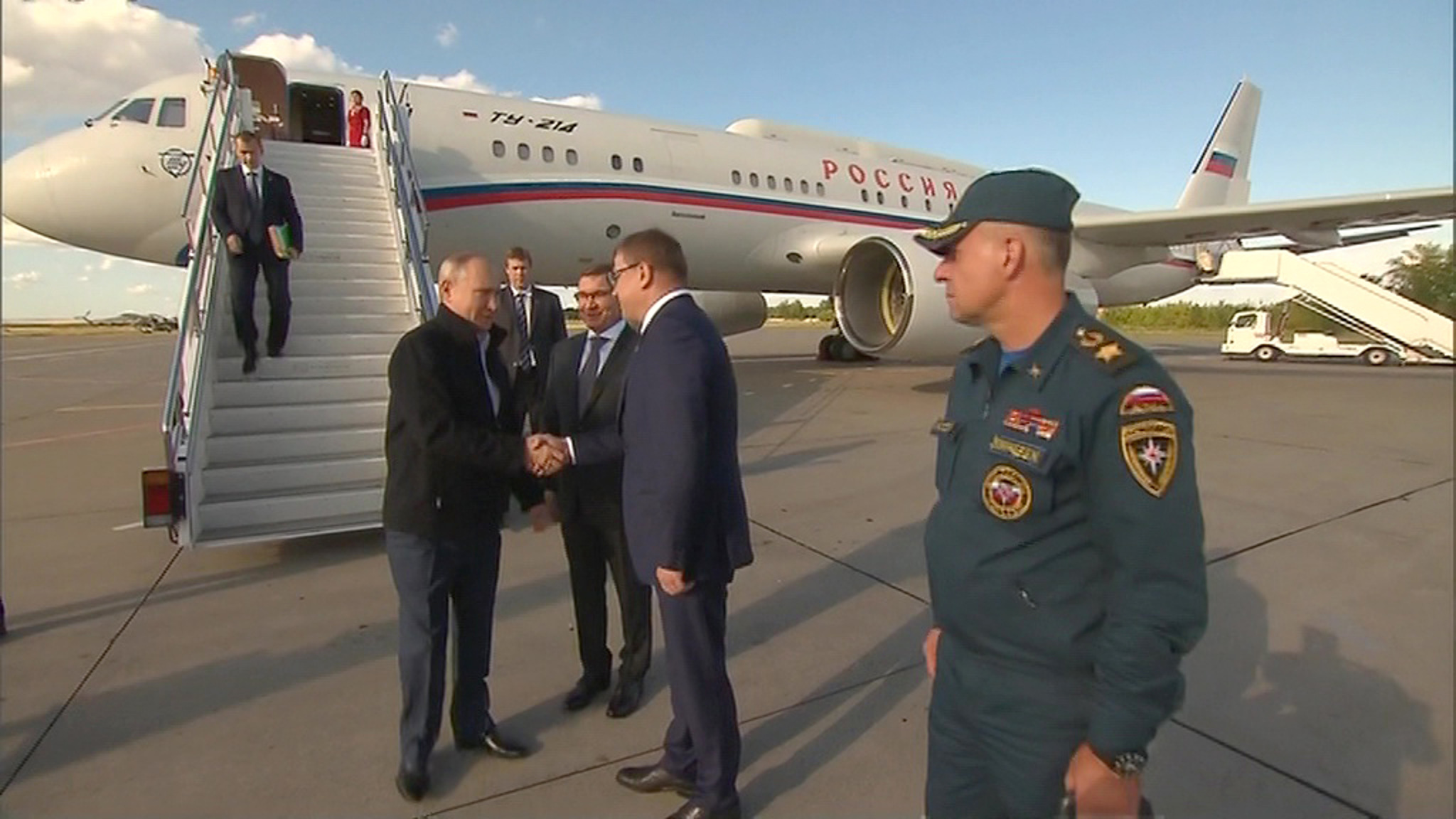 Владимир Путин прибыл в Челябинскую область