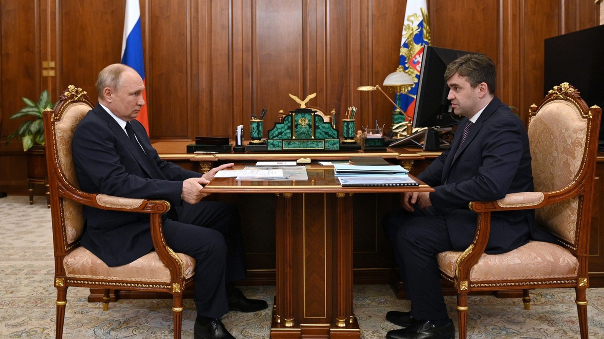 Путин провел встречу с губернатором Ивановской области