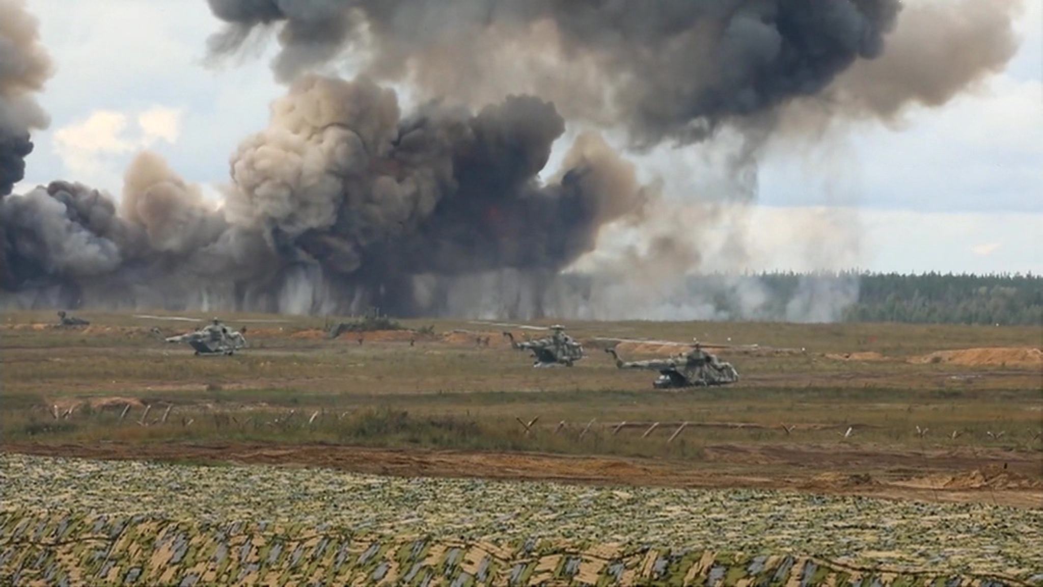 Путин посетил полигон Мулино в Нижегородской области
