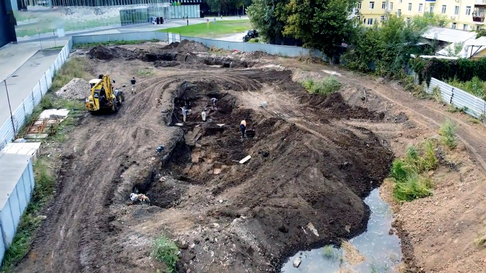 Видеоблогер заснял место археологических раскопок в Самаре