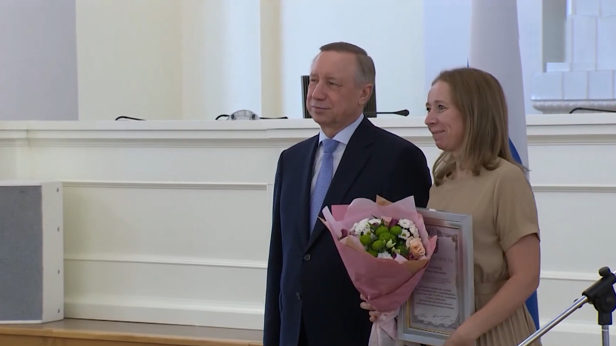Двадцать лучших медиков получили награды из рук губернатора Санкт-Петербурга