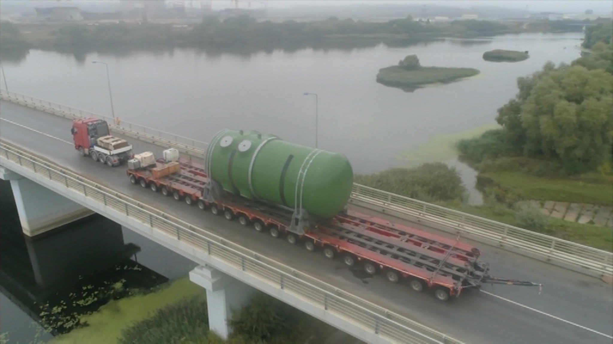 Долгий путь: корпус реактора везли на Курскую АЭС почти полгода