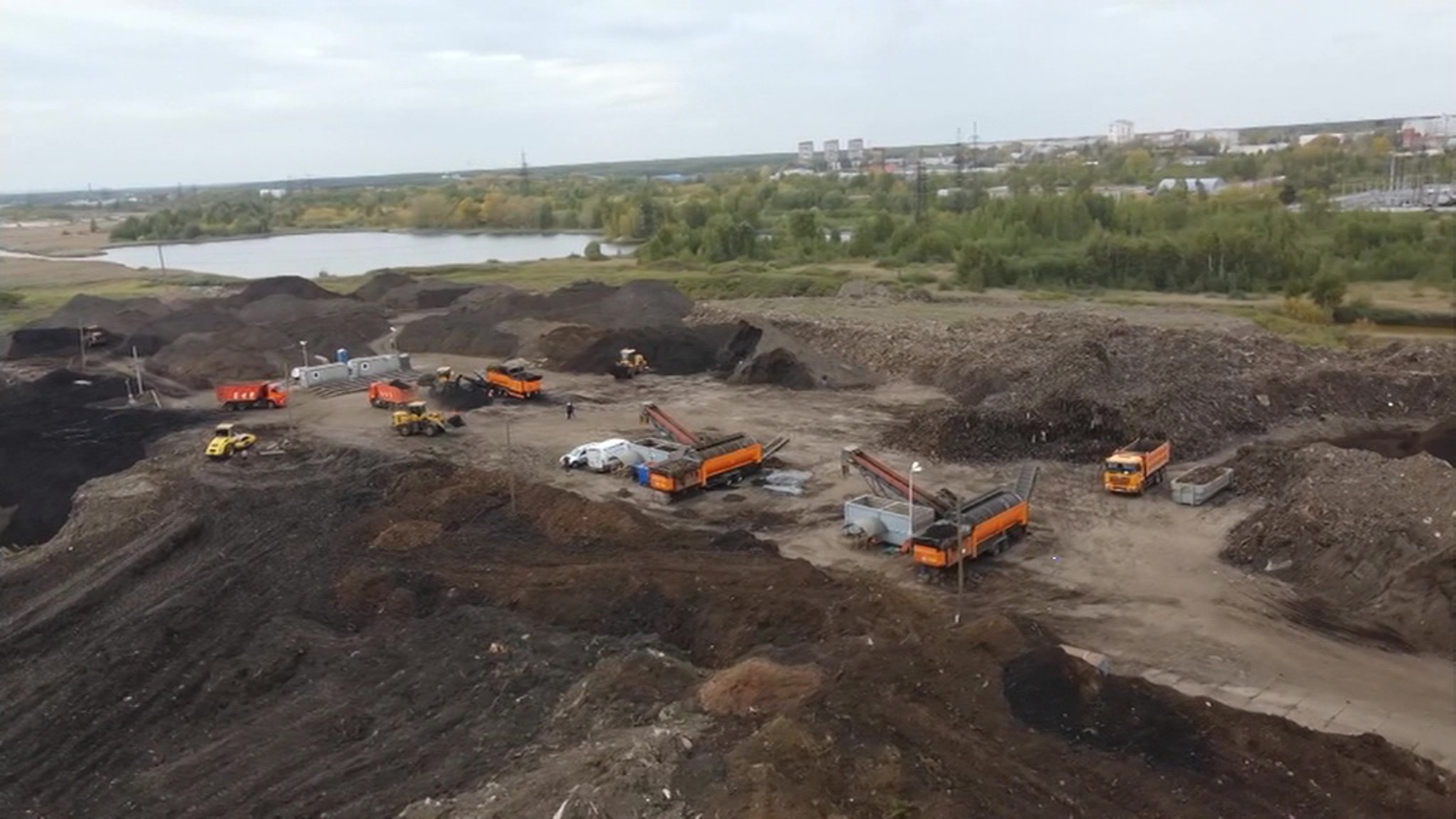 В Нижнем Новгороде начали рекультивацию Шуваловской свалки