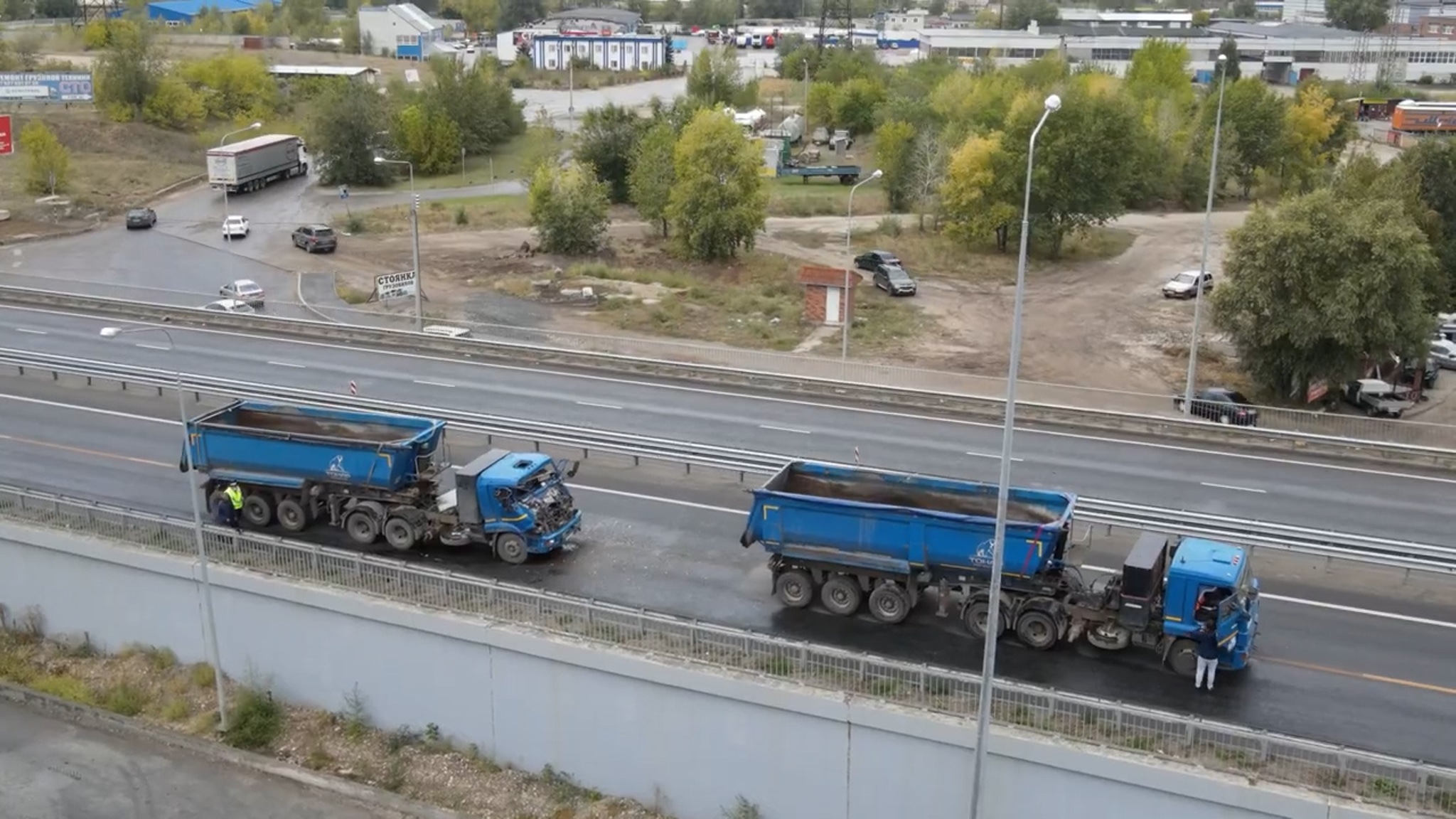 ДТП на трассе М5 в Самарской области попало на видео