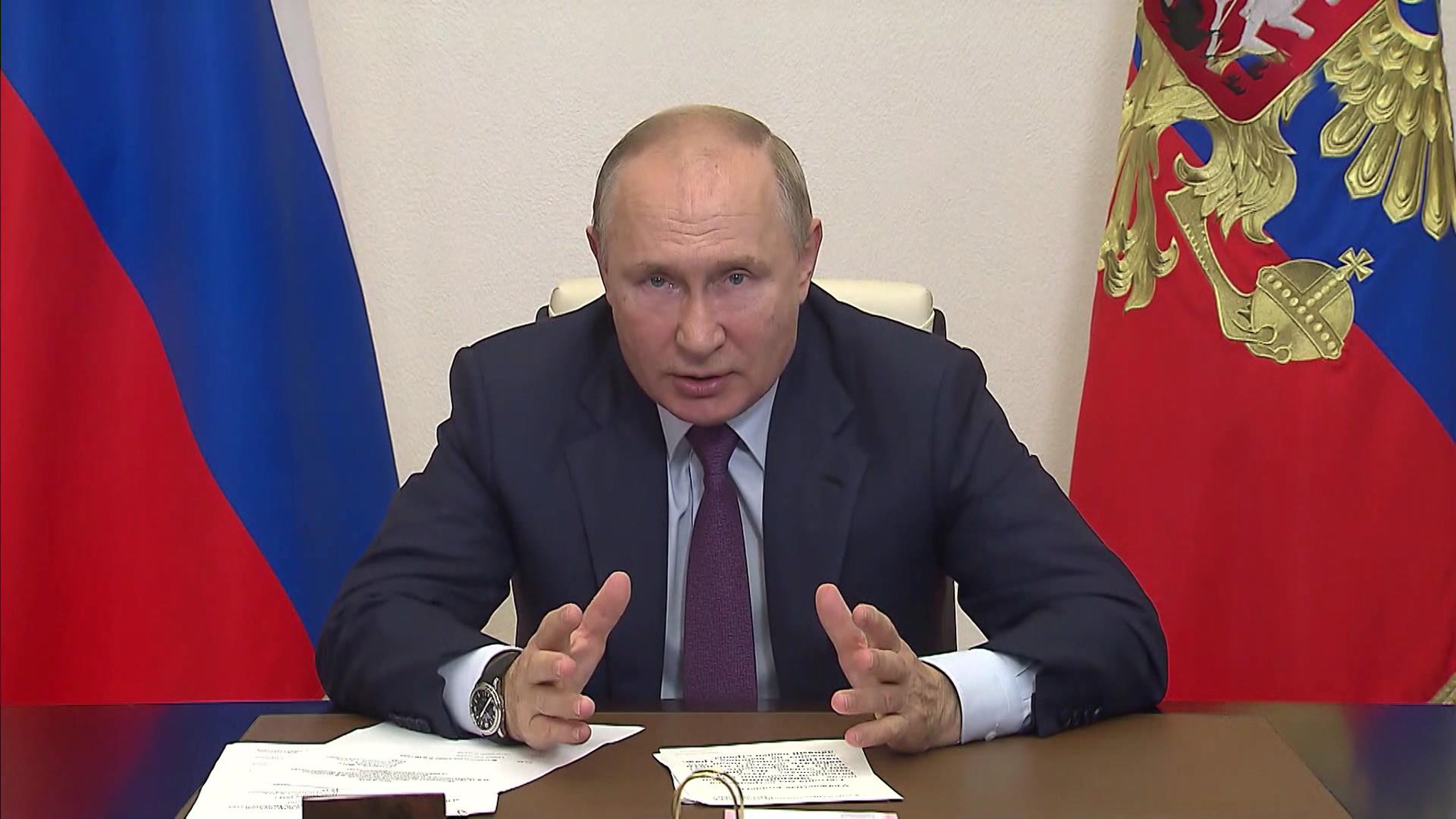 Путин отдельно встретился с первой пятеркой списка "Единой России"