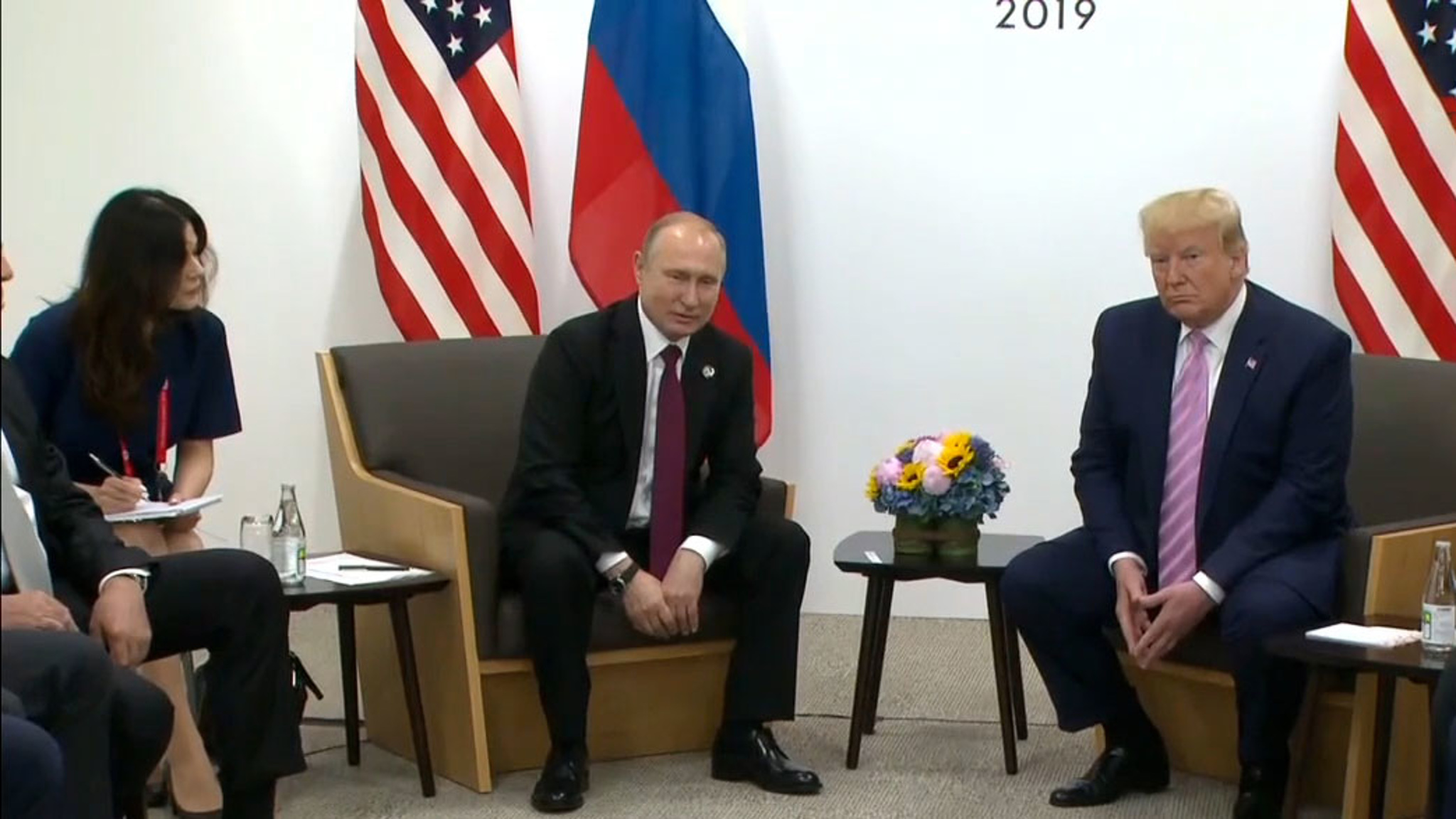 Кадры встречи Путина и Трампа на саммите G20