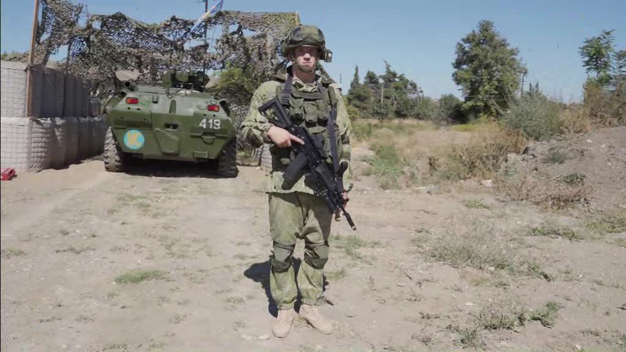 Как российские военные сохраняют мир в Карабахе