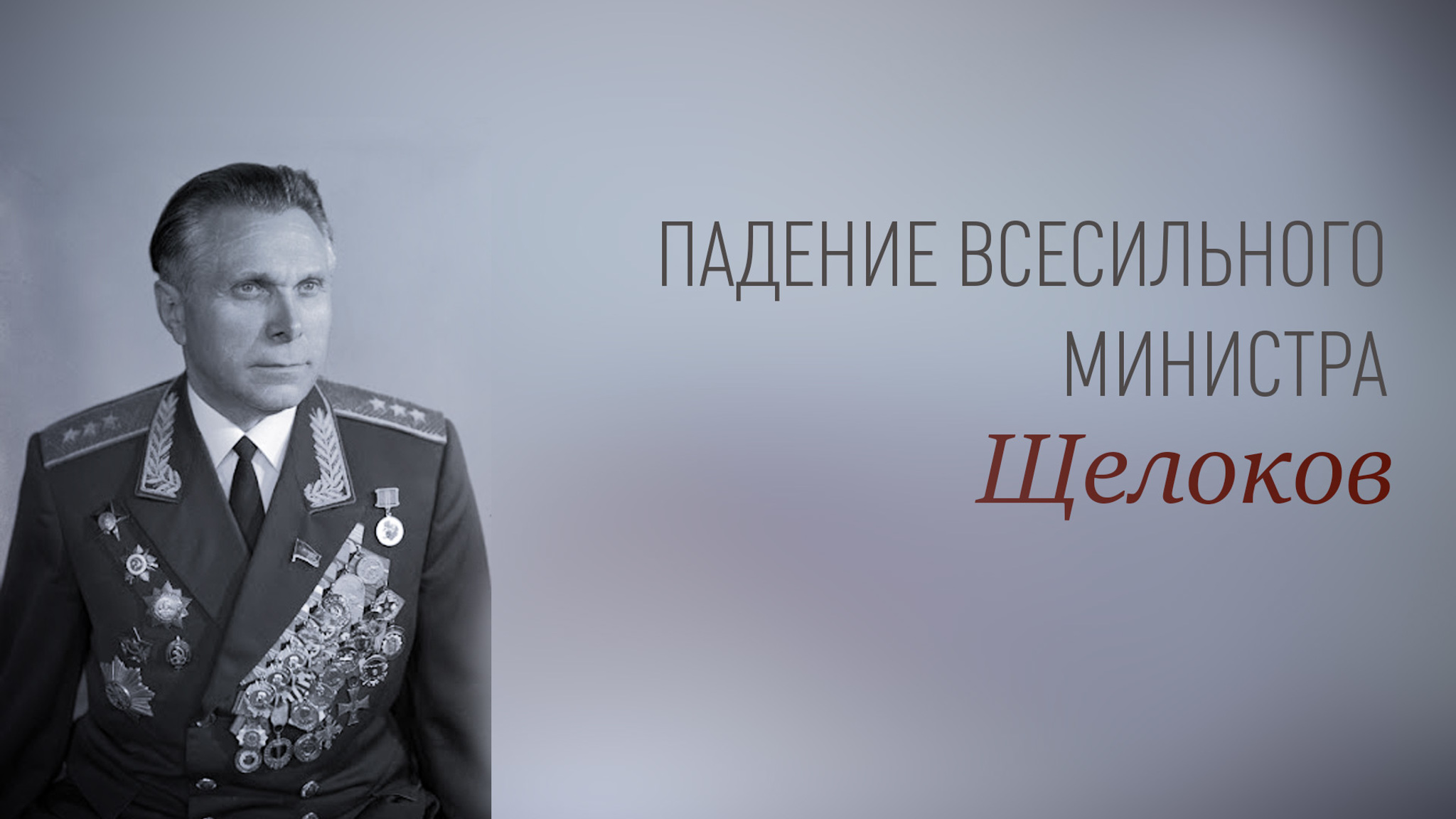Падение всесильного министра. Щелоков