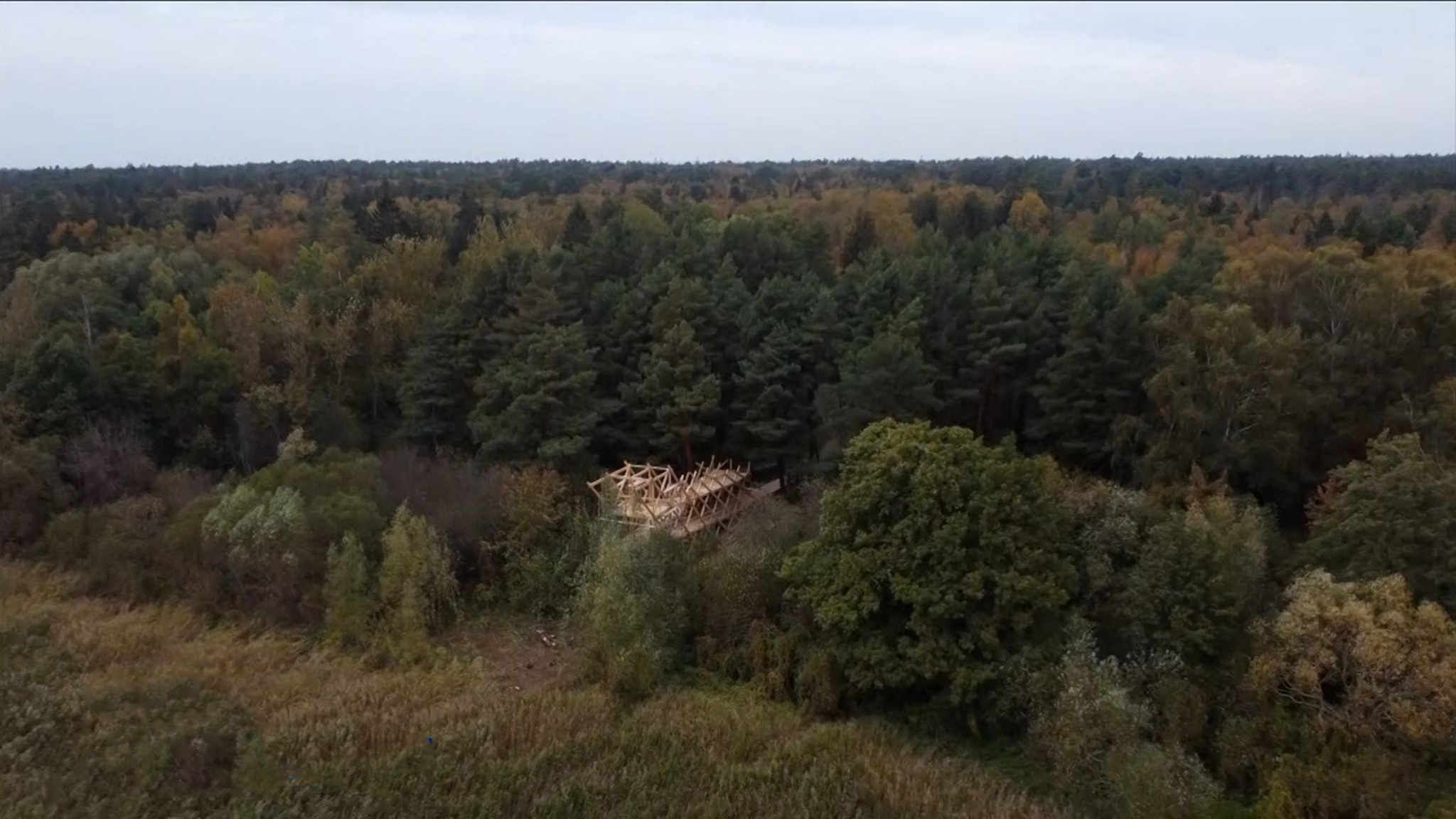 В национальном парке "Куршская коса" строят новую смотровую площадку