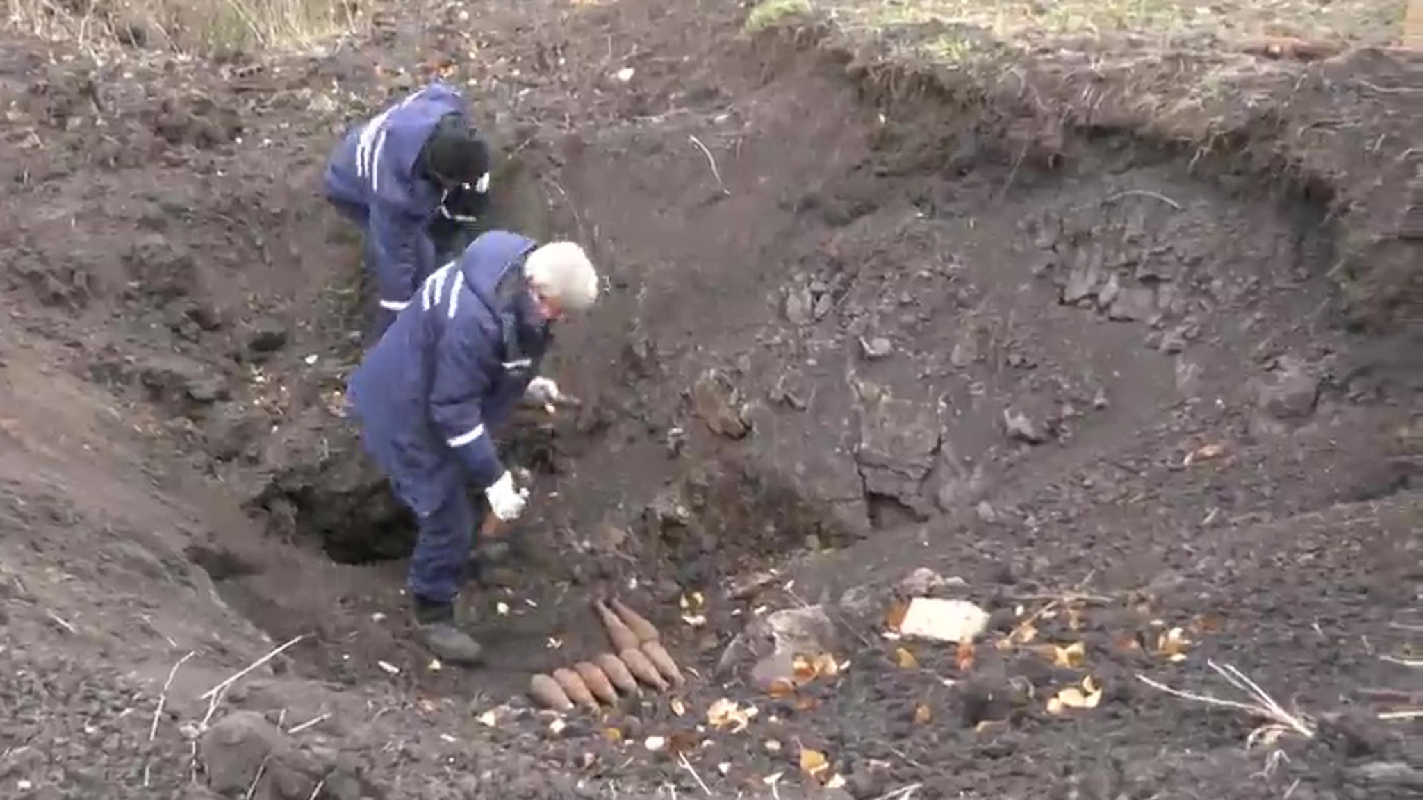 Воронежские грибники случайно нашли в лесу мины времен ВОВ