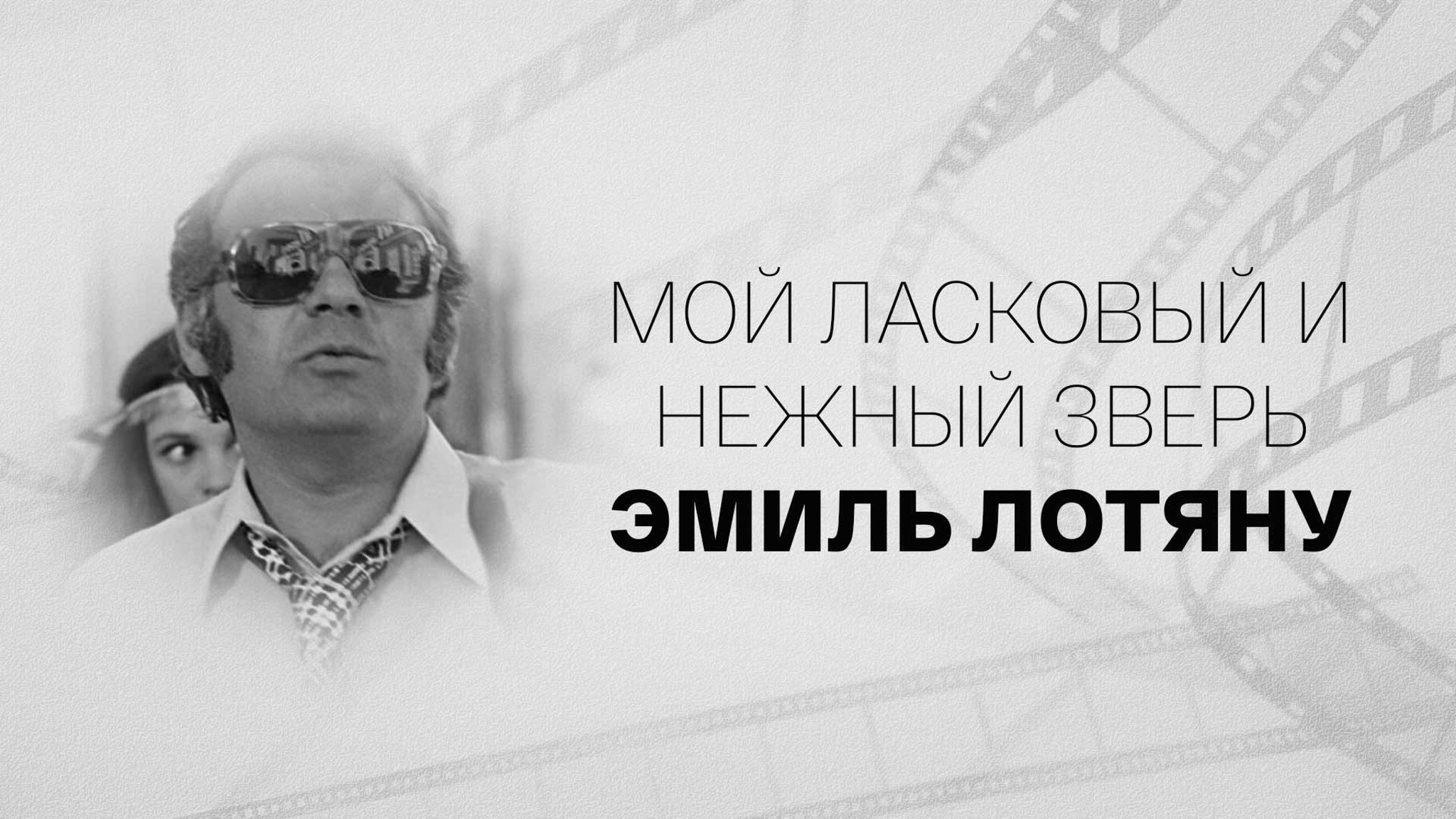 Мой ласковый и нежный зверь. Эмиль Лотяну