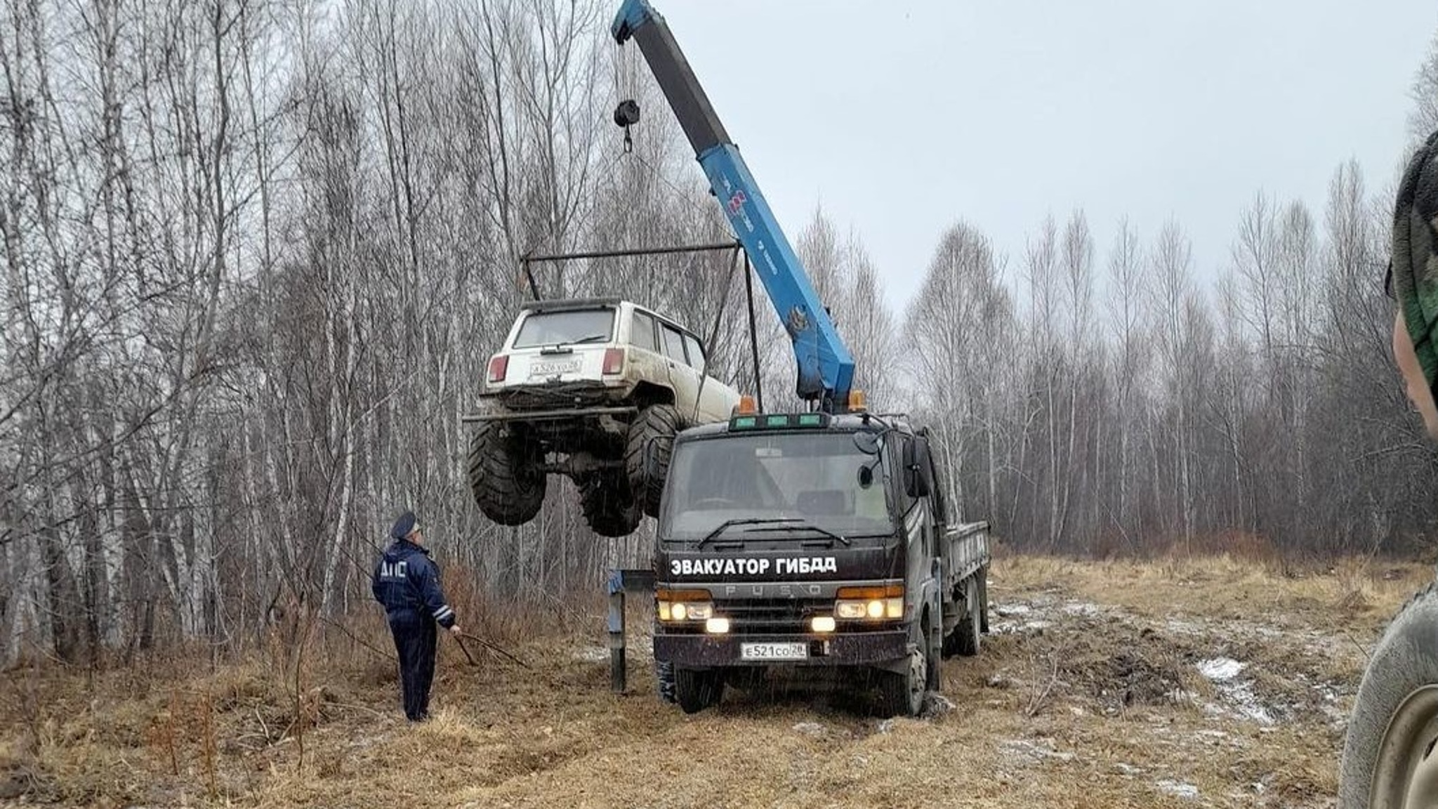 В Амурской области после 5 часов погони задержаны браконьеры