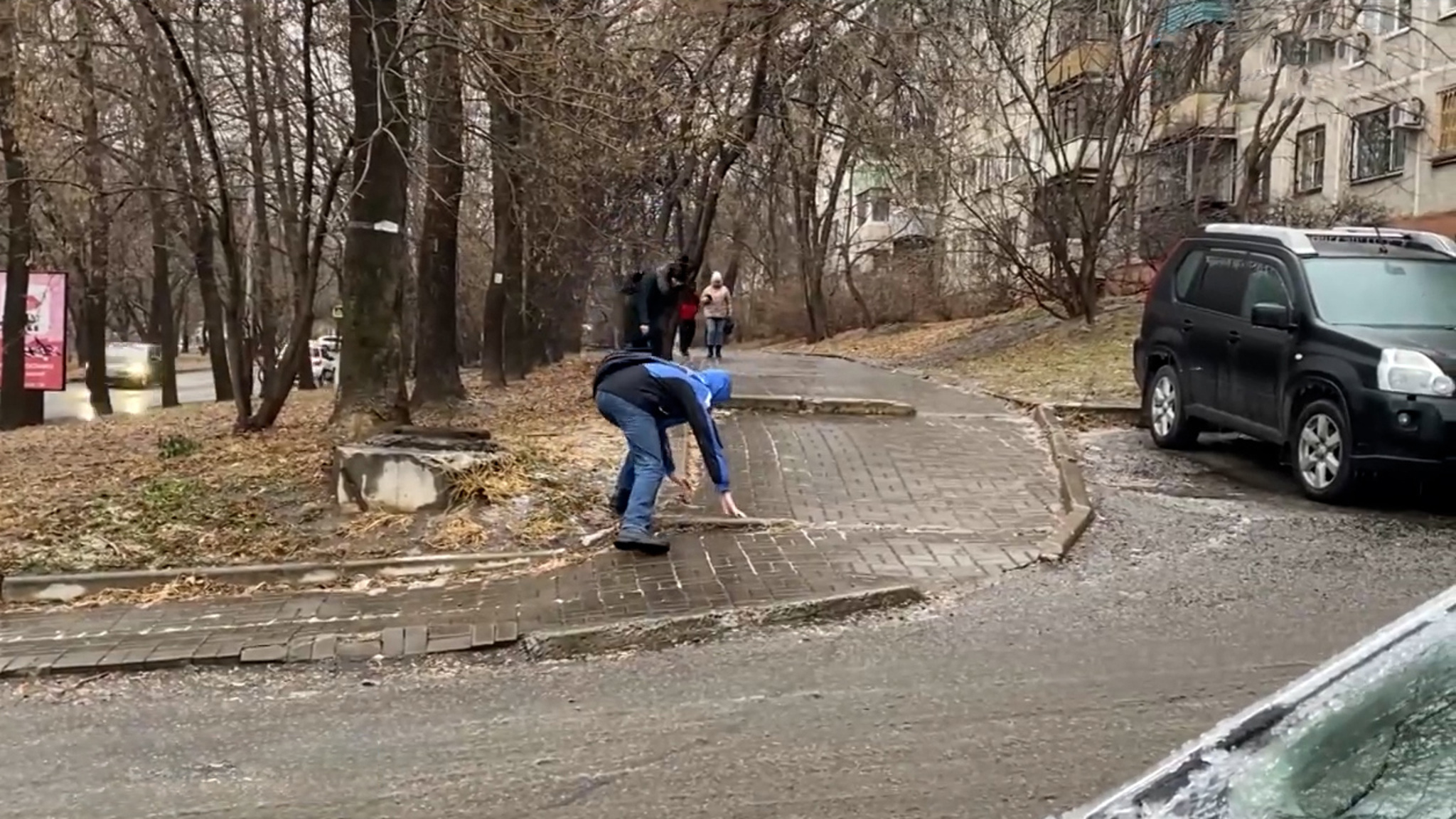 Хабаровск превратился в огромный каток