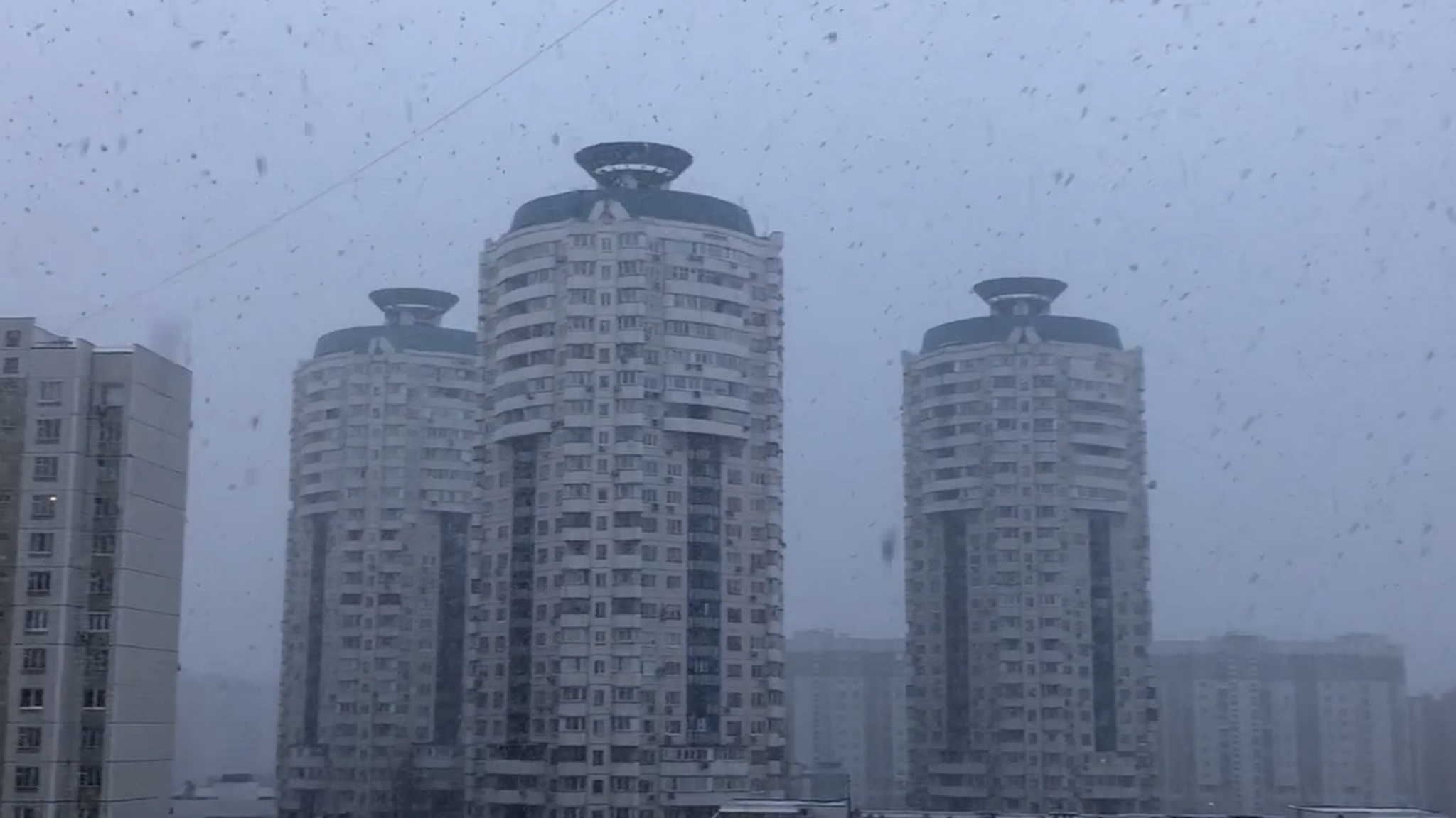 В Москву заглянула зима