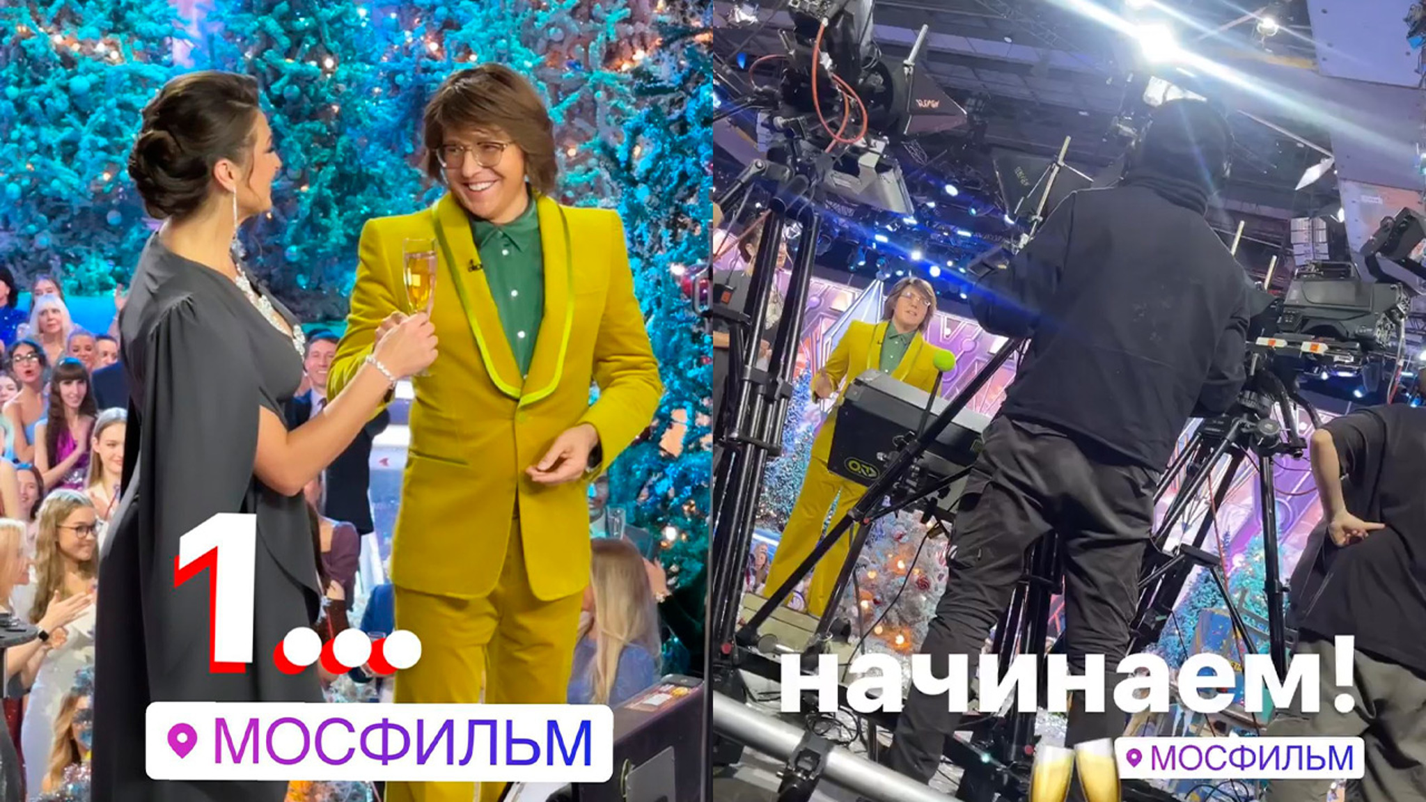 Ожидание и реальность: Малахов показал закулисье "Голубого огонька"