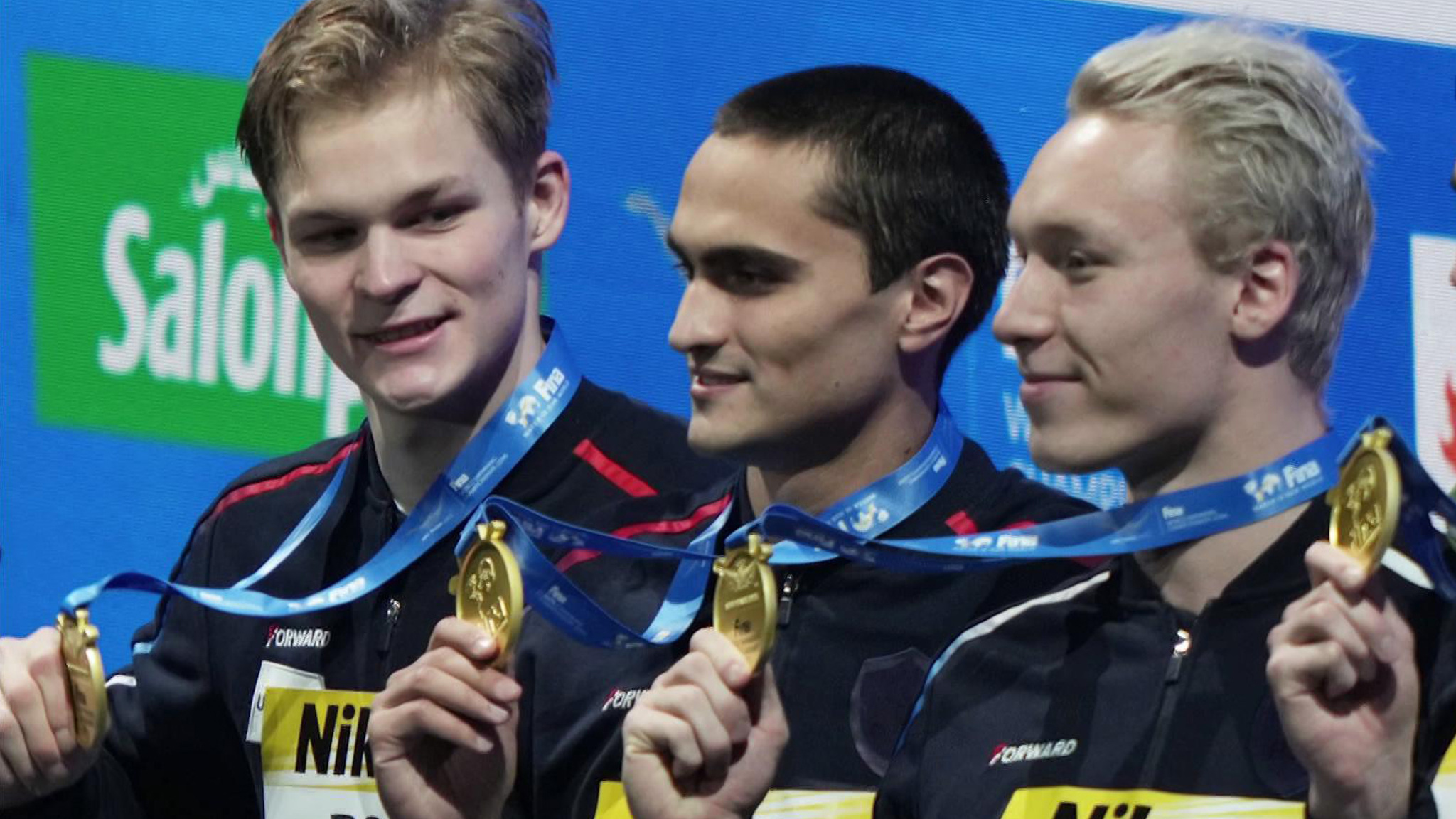 Российская эстафета пловцов – чемпионы мира