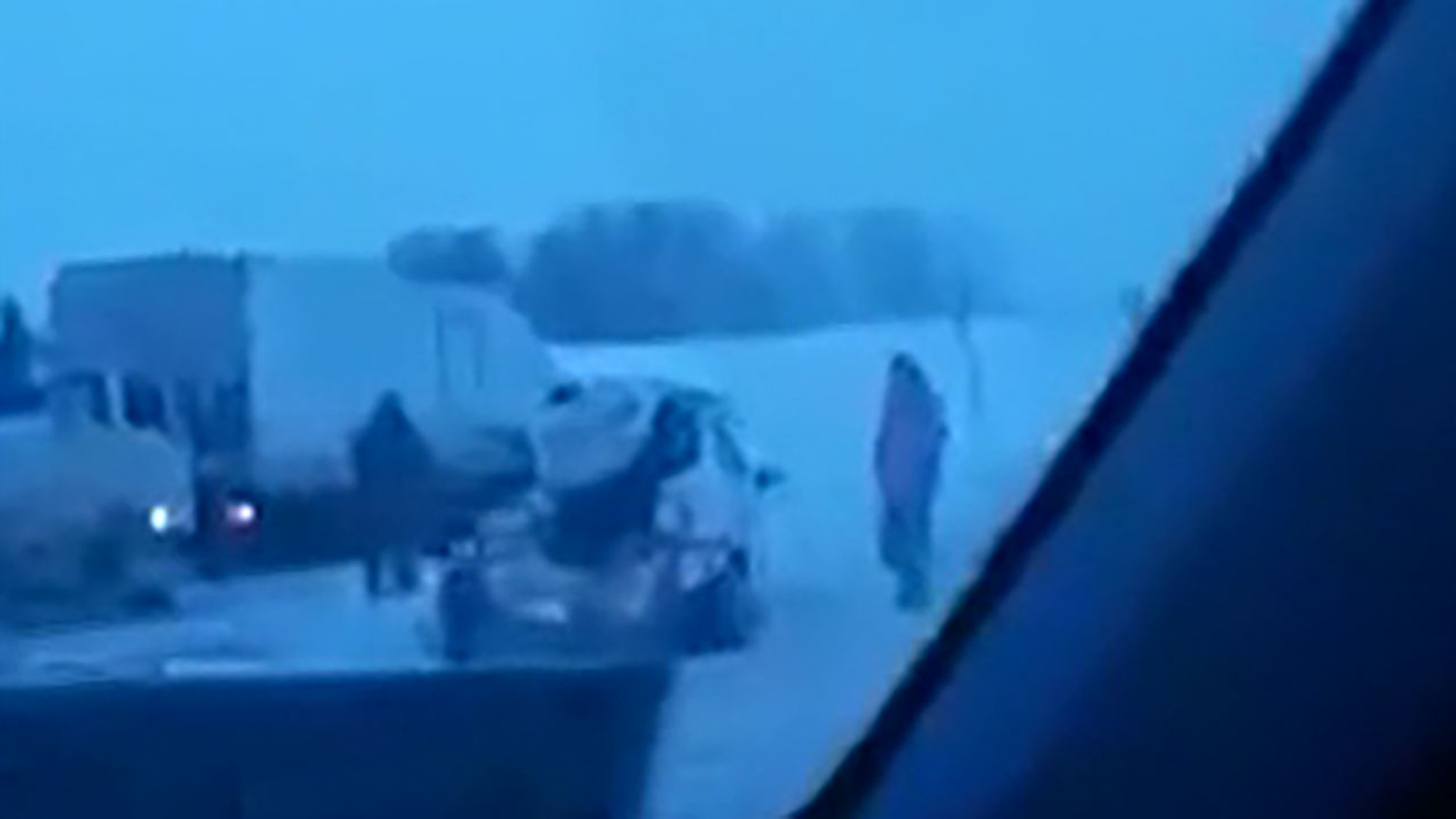 Цивилев на служебном автомобиле попал в аварию