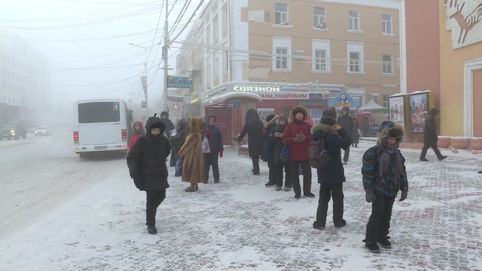 Сибирский циклон принес лютый мороз в Якутию