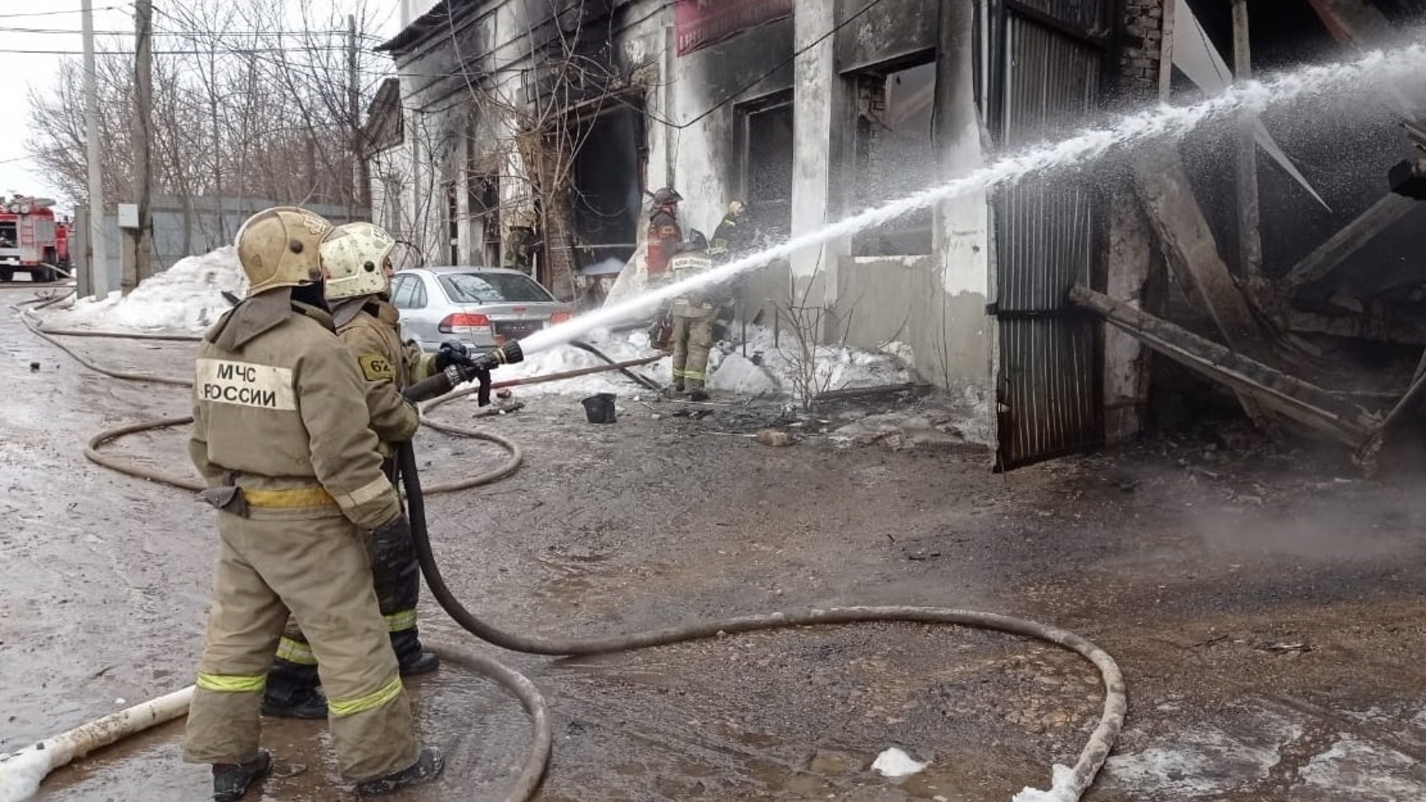 В Подмосковье ликвидирован пожар на складе