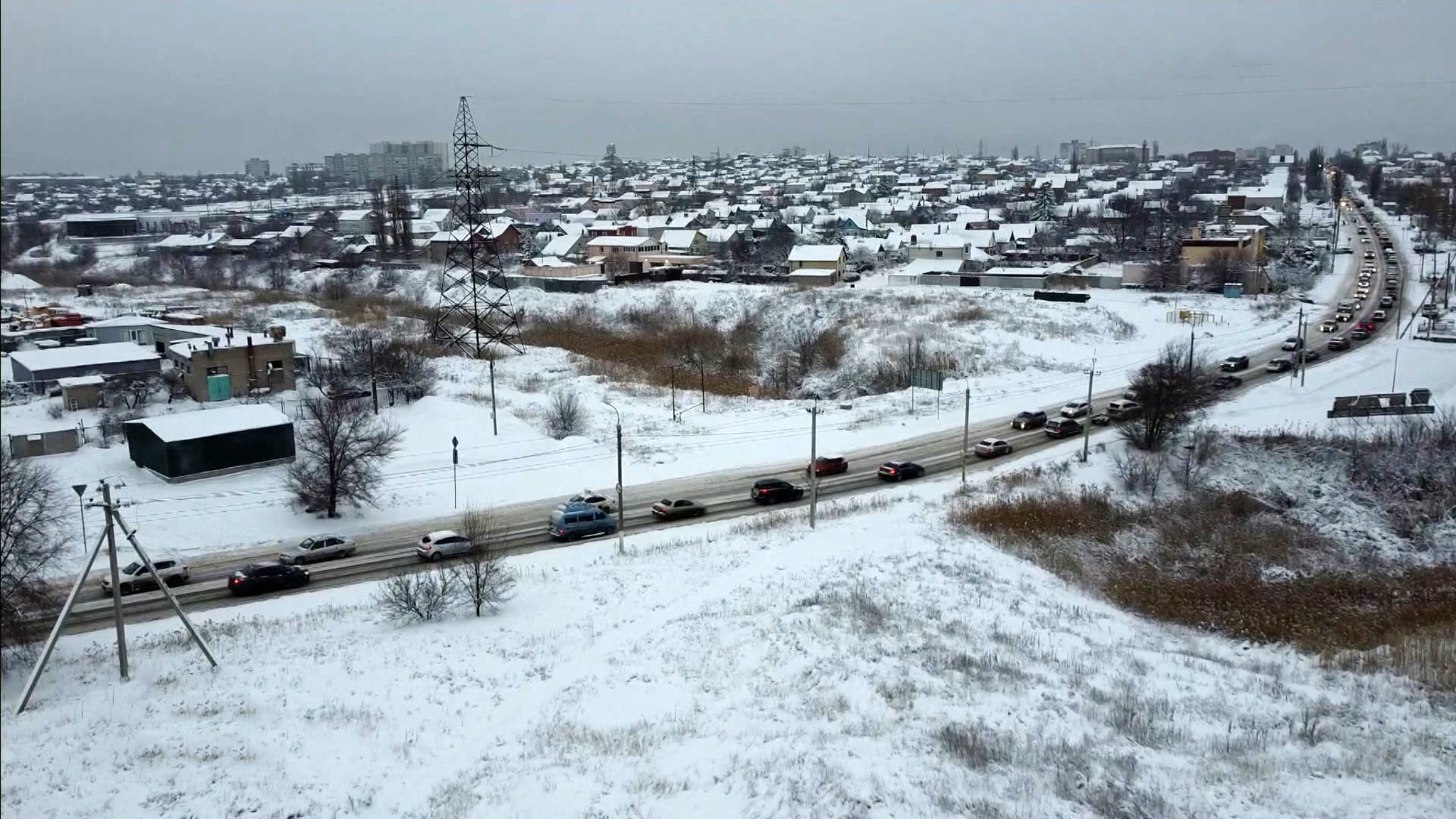 Город-герой принял погодный удар на себя